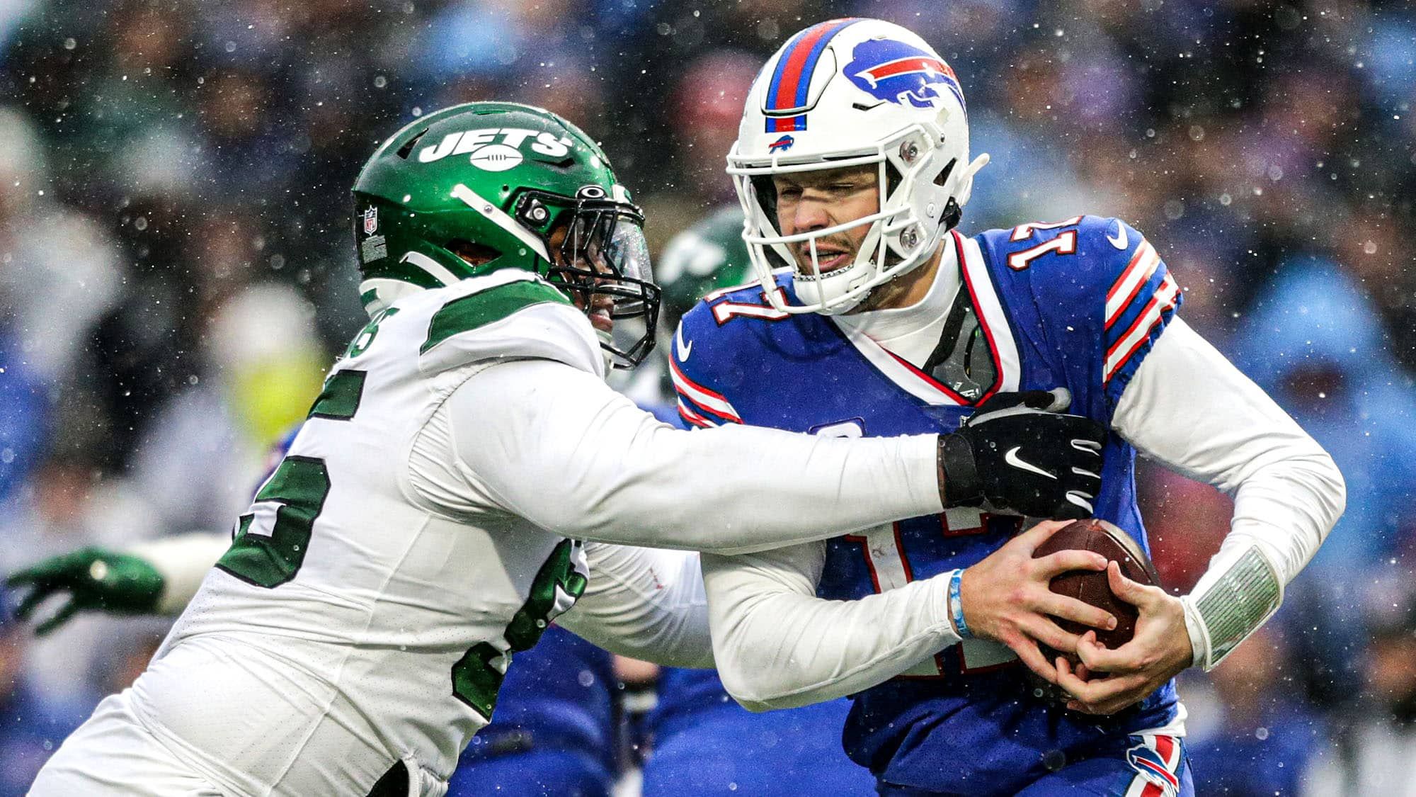 NY Josh Allen, Quinnen Williams, Bills