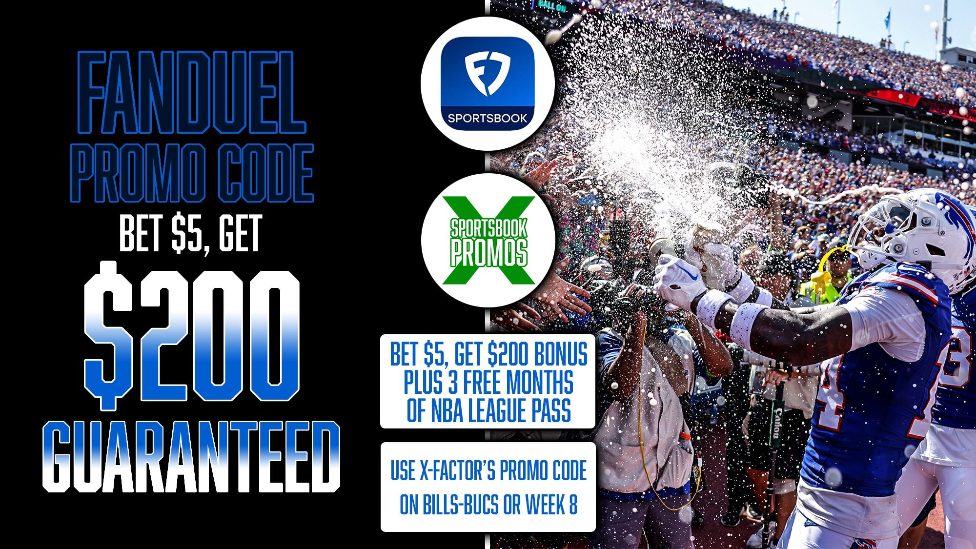 FanDuel Promo Code, Get $200 Sportsbook Bonus, Bills vs. Bucs, NFL Week 8