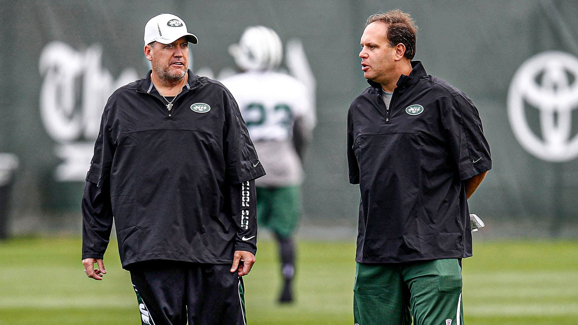 Rex Ryan, Mike Tannenbaum, NY Jets