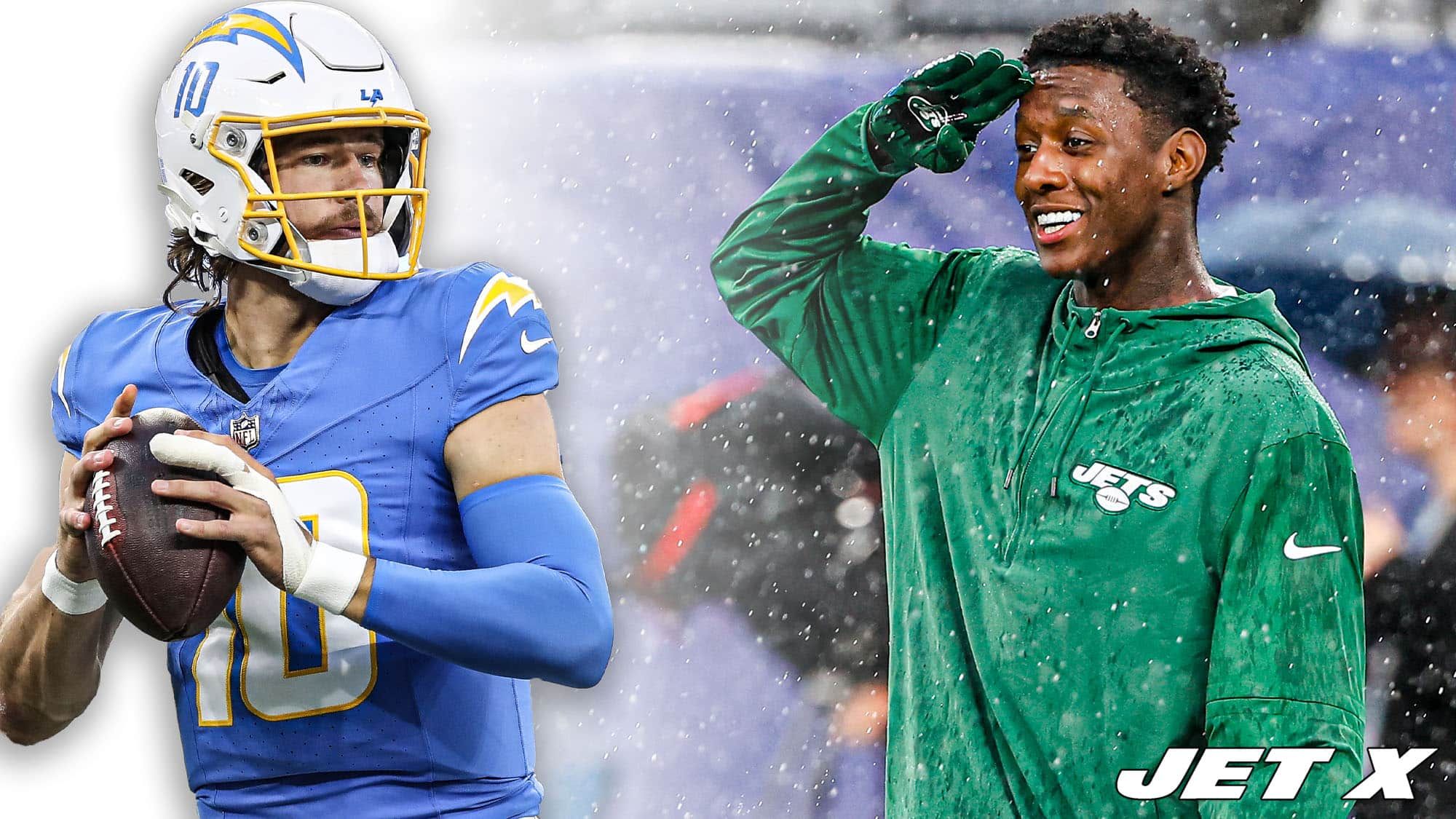 Justin Herbert, Sauce Gardner, NY Jets, Chargers, MNF