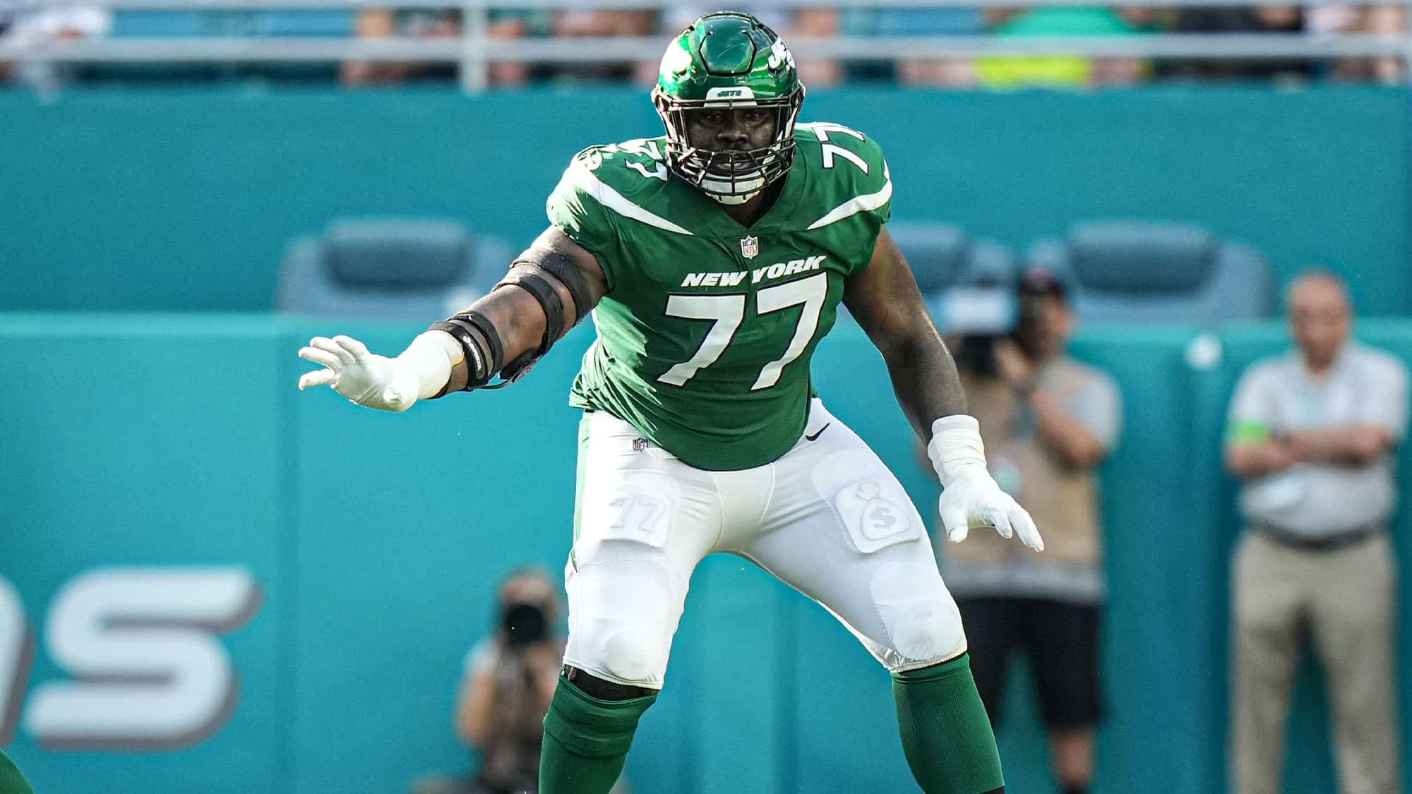 Mekhi Becton, NY Jets, Contract, Free Agent, Stats