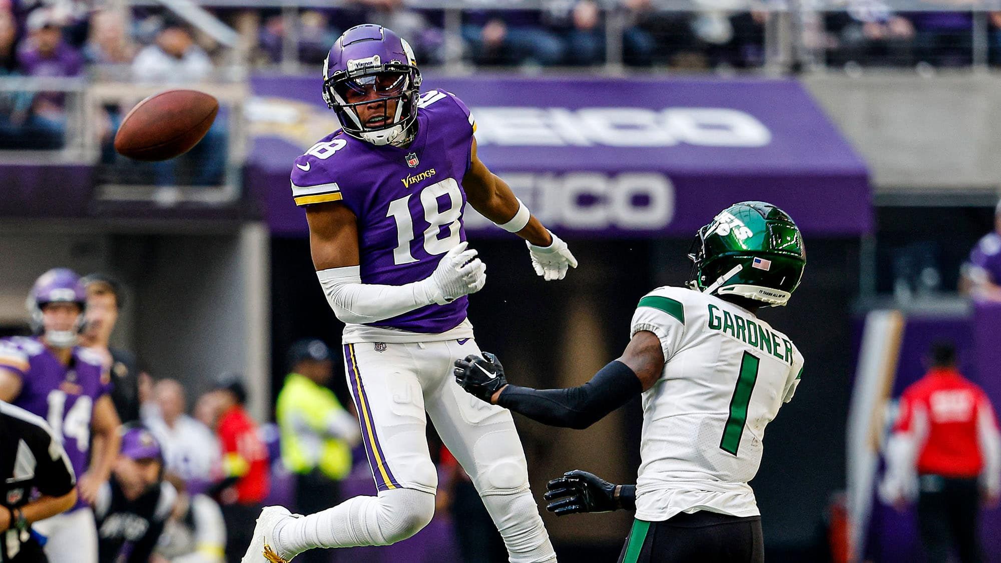 Sauce Gardner, Justin Jefferson, NY Jets, Vikings, Schedule