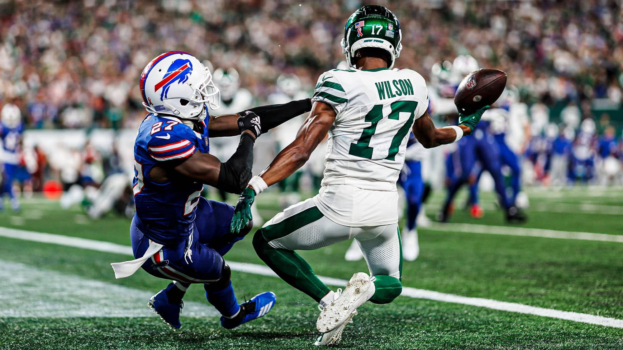 Garrett Wilson, Bills, TD, Catch, Highlight, NY Jets