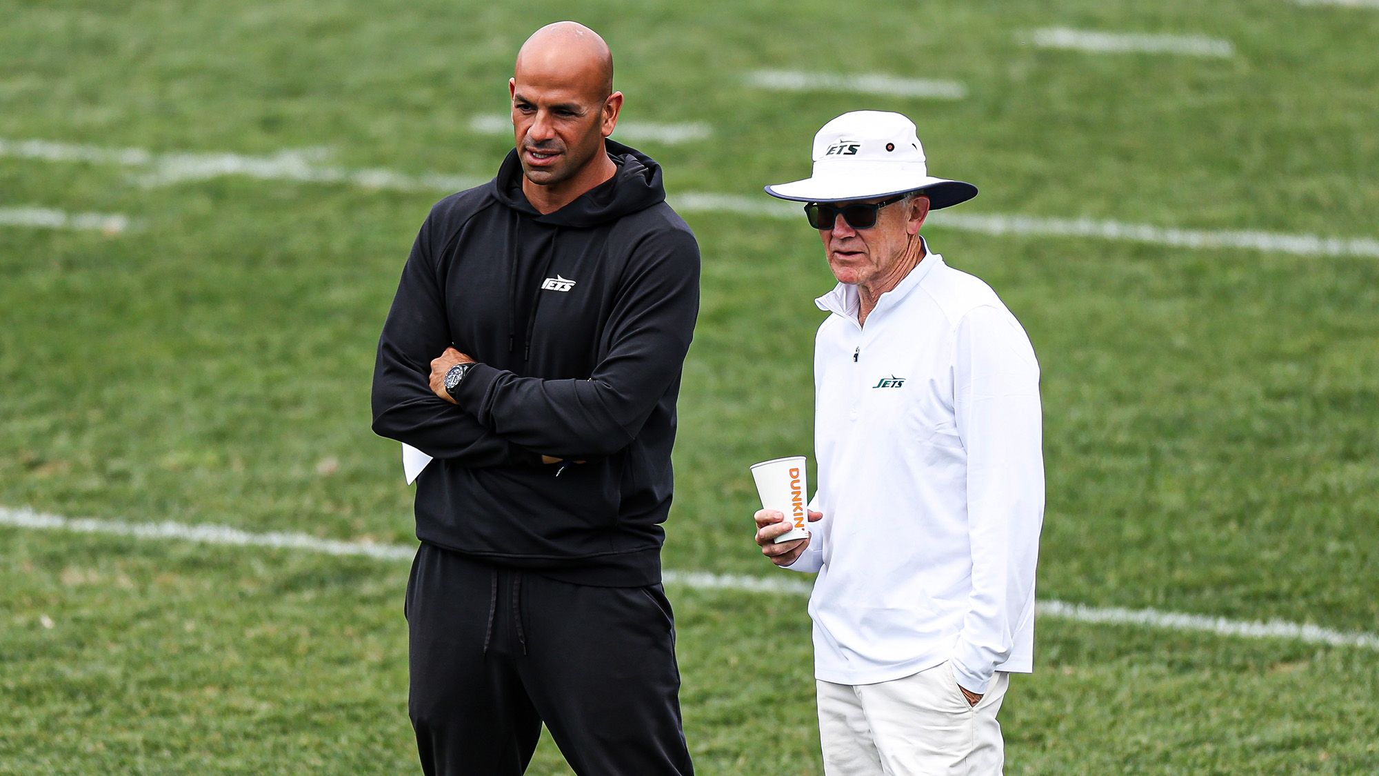 Robert Saleh, Woody Johnson, NY Jets, NFL, Training Camp