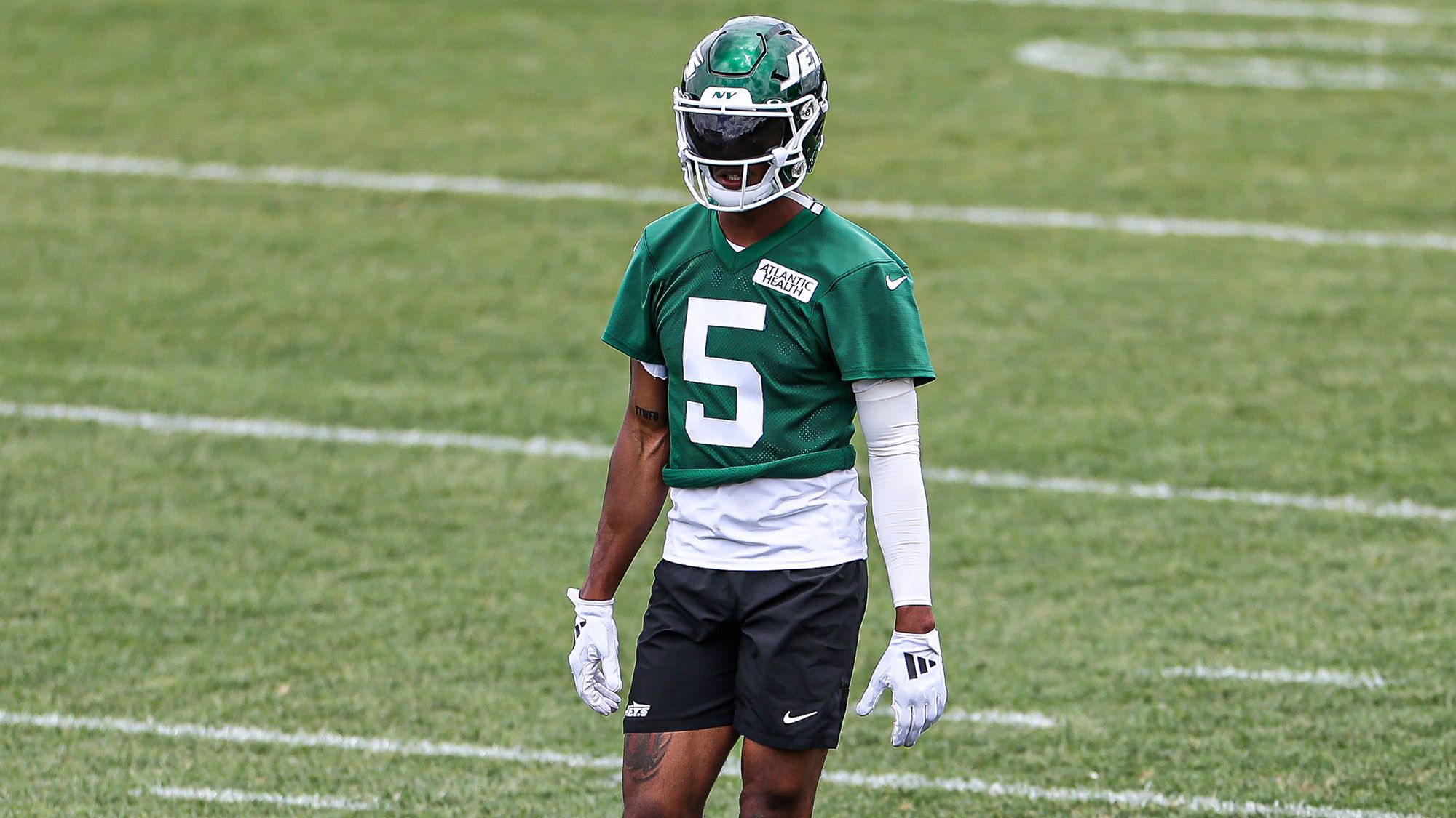 Garrett Wilson, NY Jets, NFL, WR, TD, Giants, Rodgers