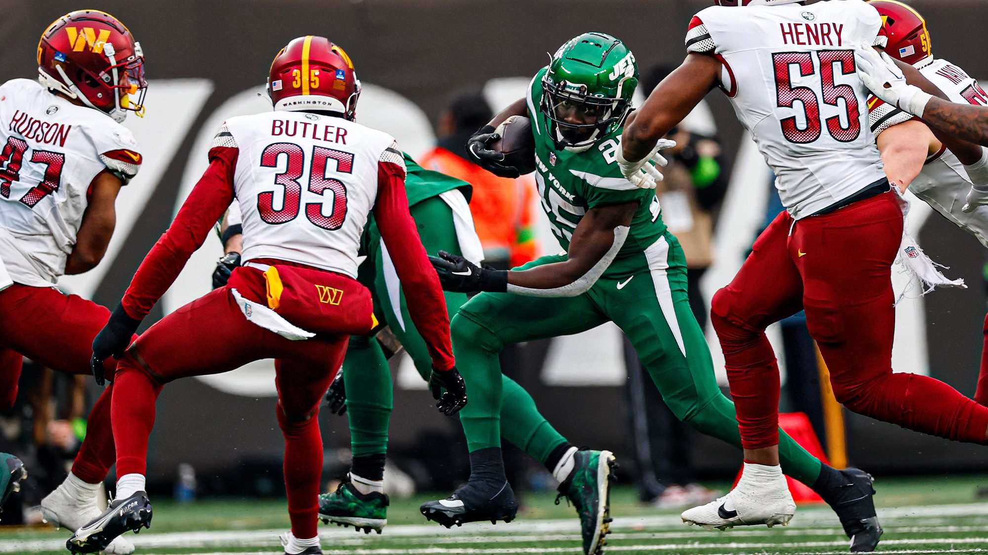 Israel Abanikanda, NY Jets, Commanders