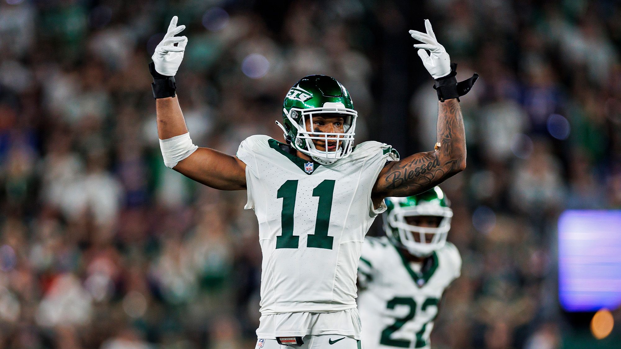 Jermaine Johnson, NY Jets, EDGE, Players, Roster, Aaron Glenn