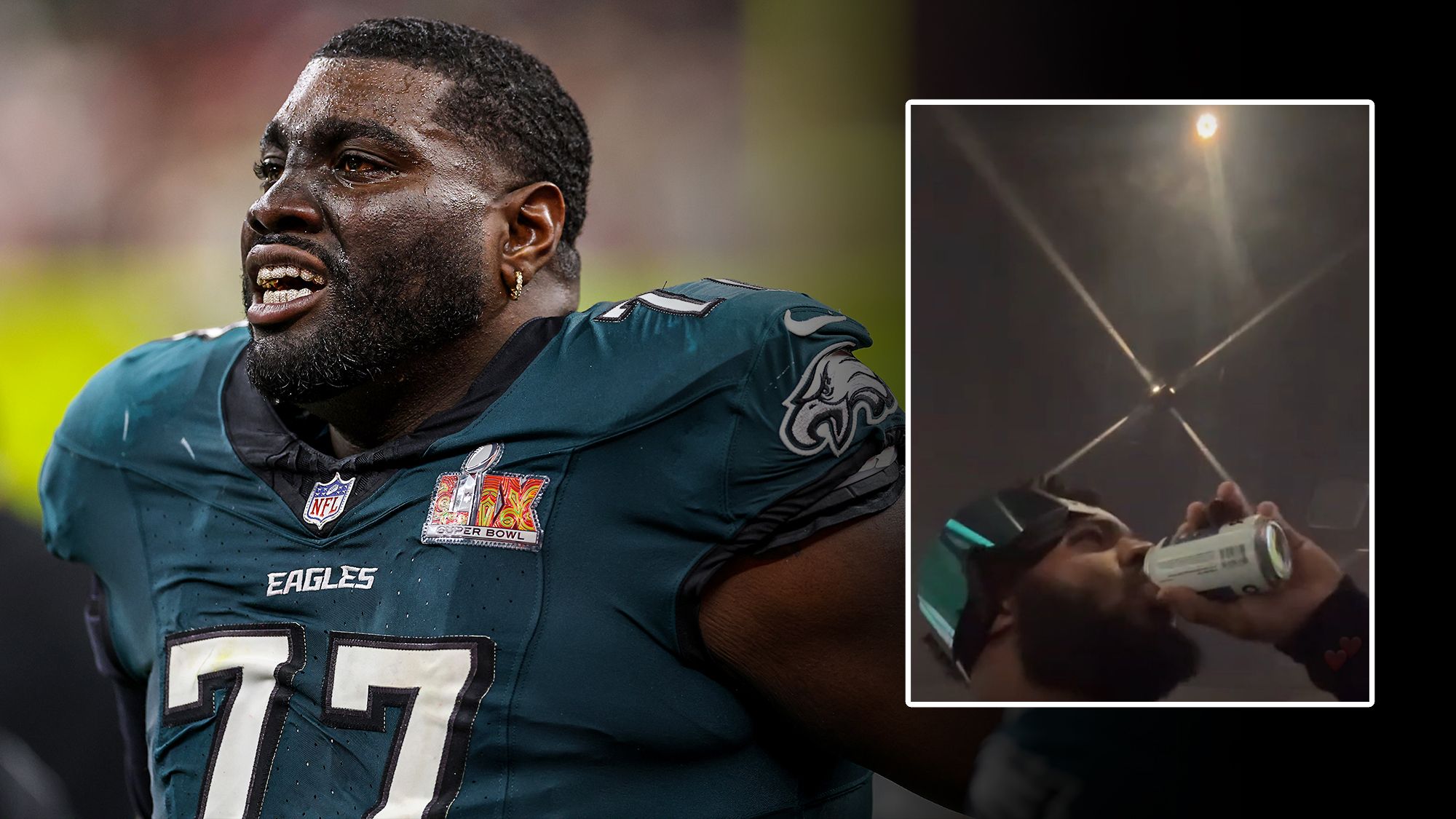 Mekhi Becton, Bryce Huff, Super Bowl 59