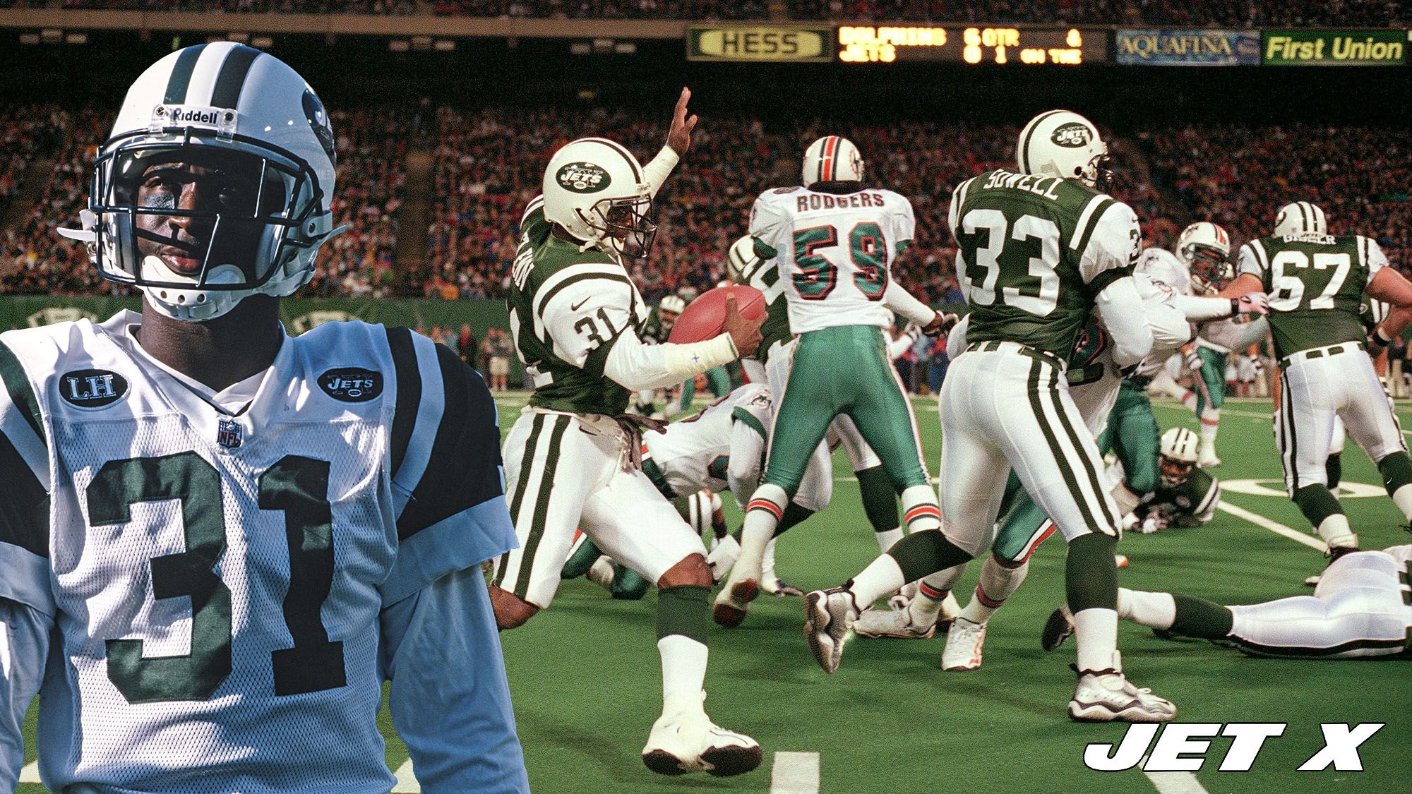 Aaron Glenn, New York Jets, Miami Dolphins, 1999