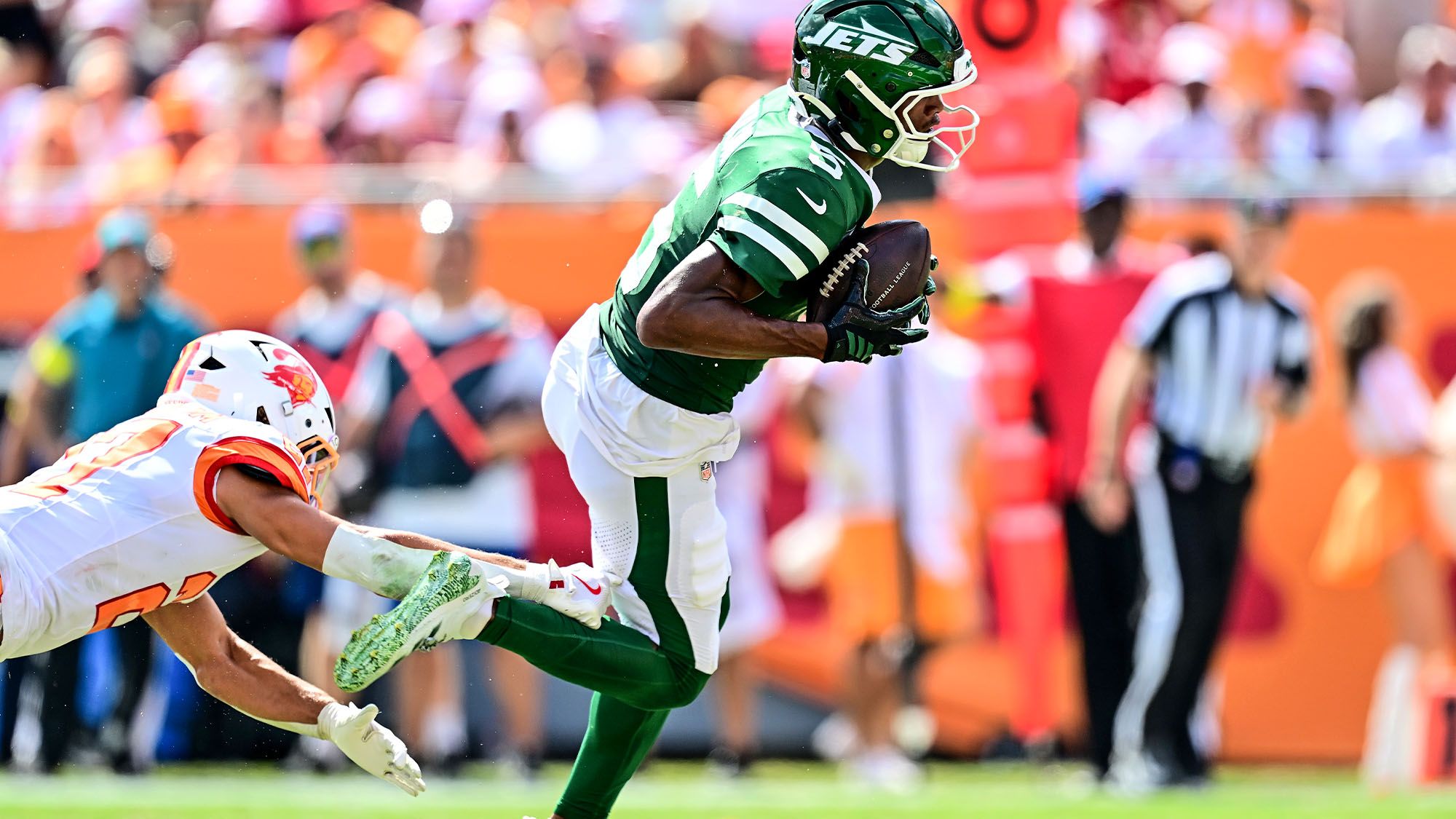 Garrett Wilson, New York Jets, Tampa Bay Buccaneers, 2025 Week 3