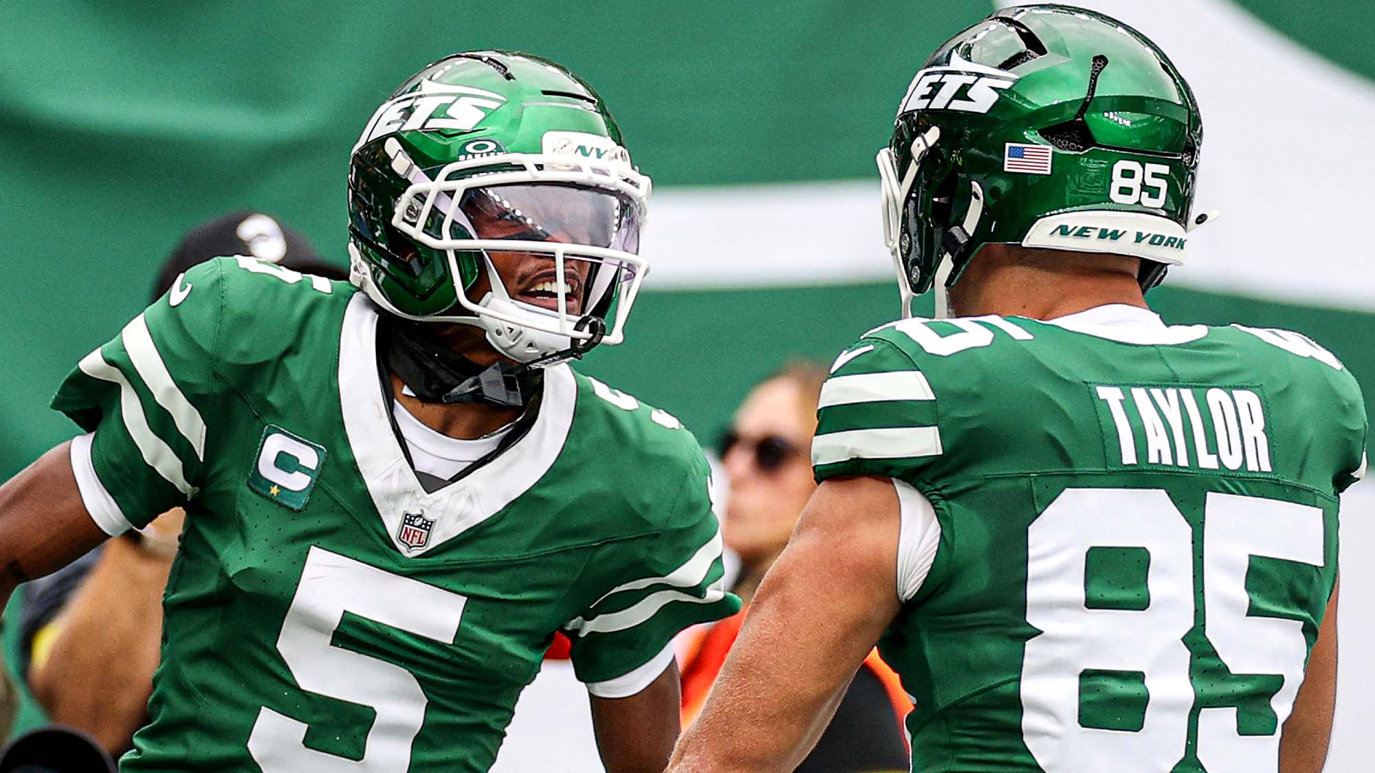 Garrett Wilson, Mason Taylor, New York Jets