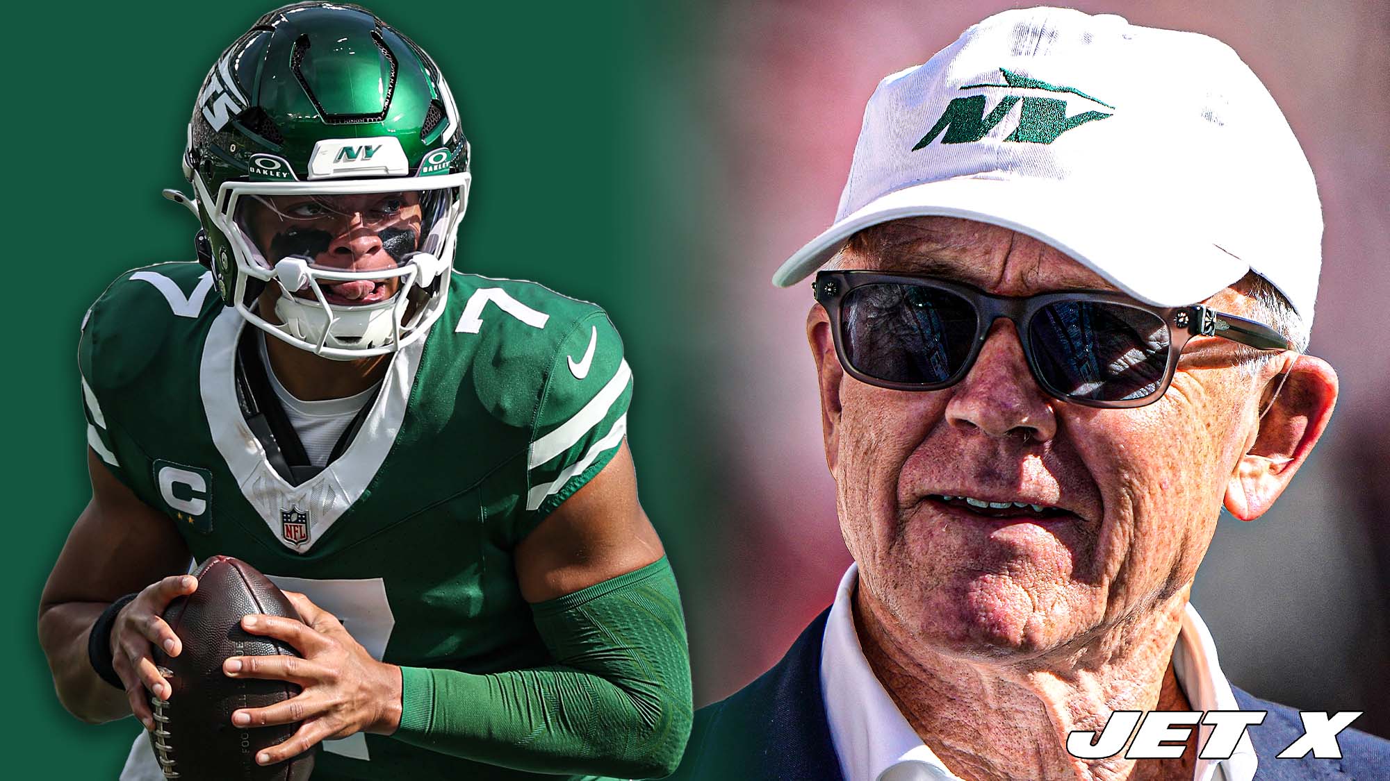 Justin Fields, Woody Johnson, New York Jets