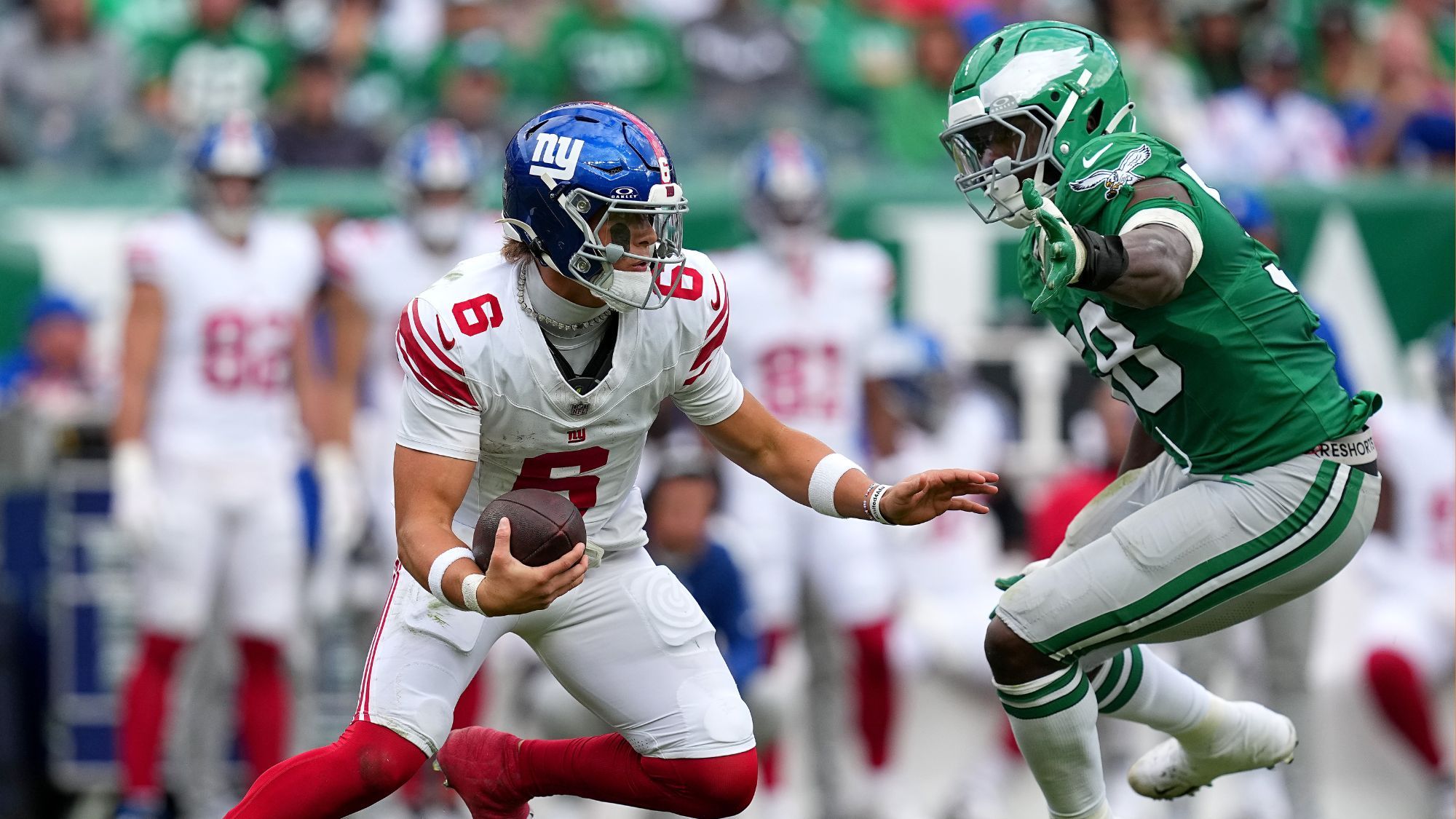 Jaxson Dart, New York Giants, Getty Images