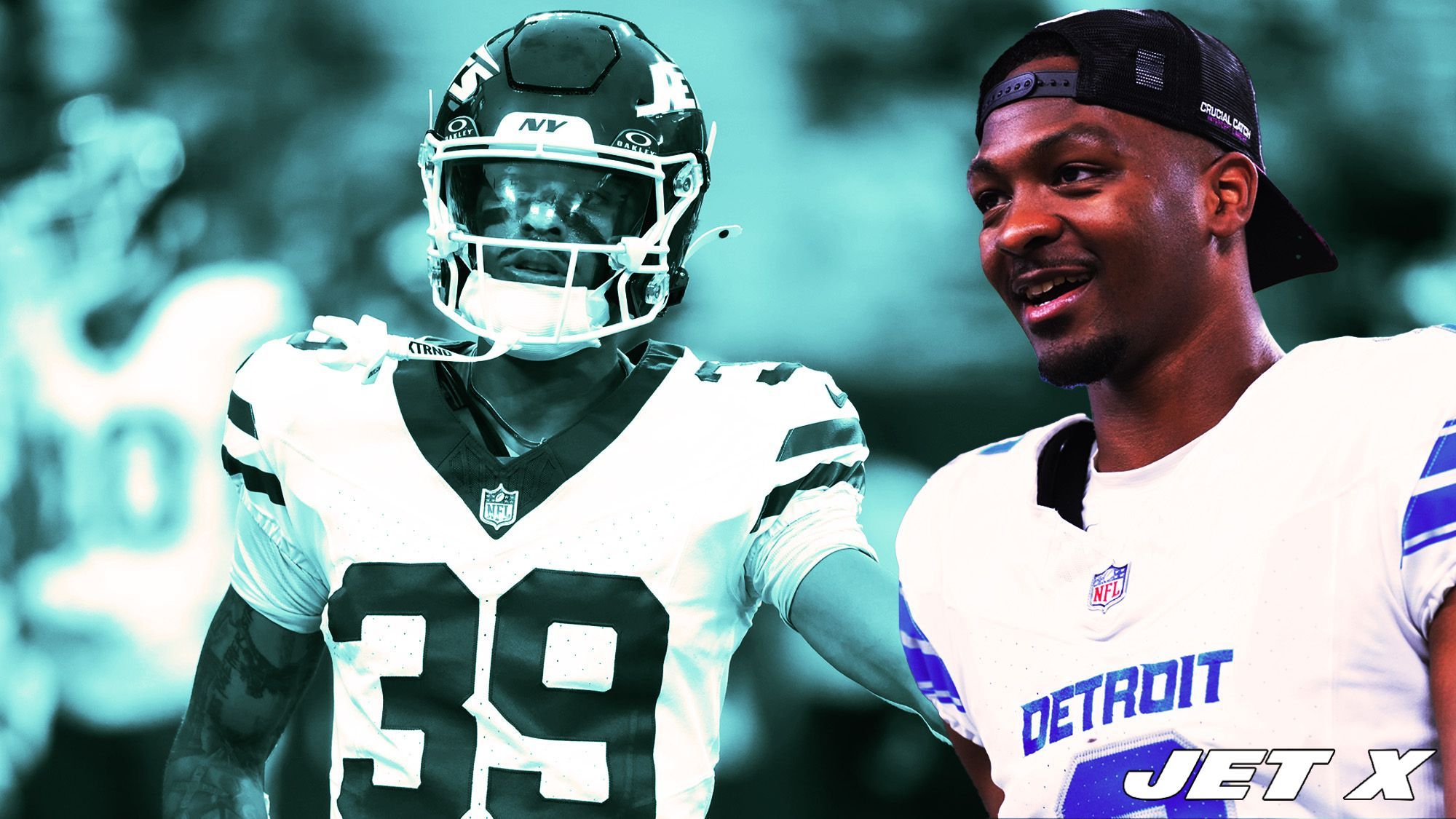 Quentin Skinner, Hendon Hooker, New York Jets, Getty Images, Jet X Graphic