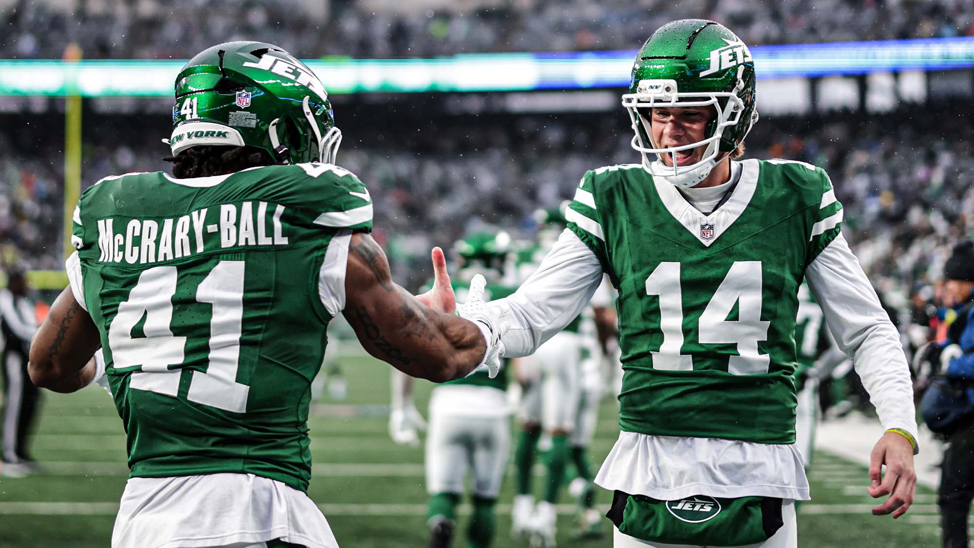 Austin McNamara, Marcelino McCrary-Ball, New York Jets