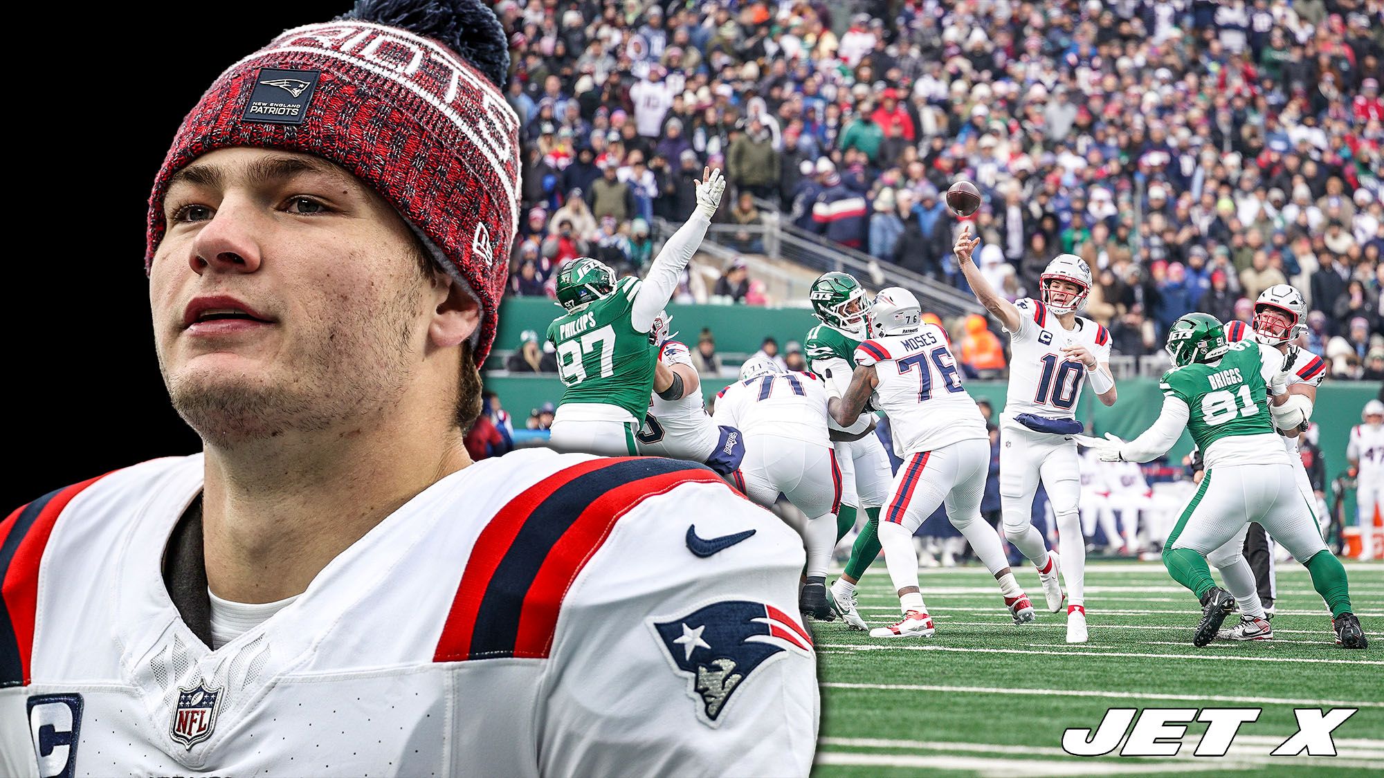 New York Jets, New England Patriots, Drake Maye