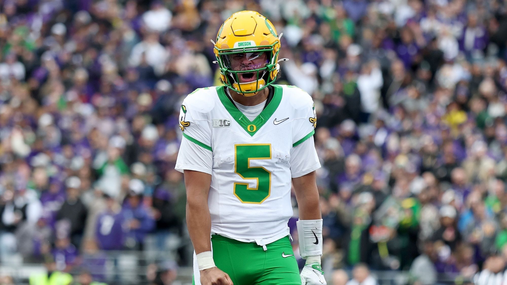 Dante Moore, Oregon Ducks, New York Jets, Getty Images