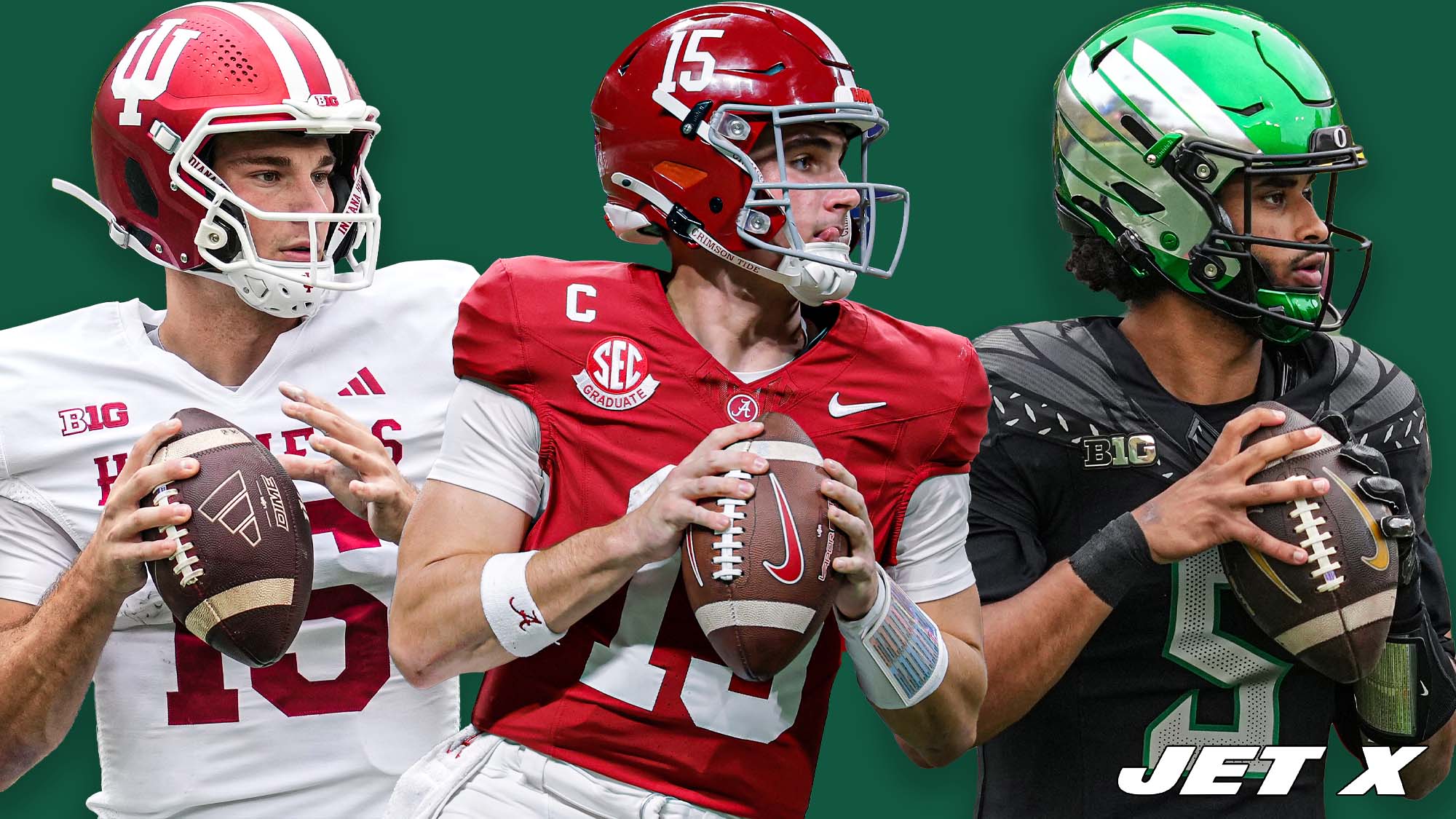 Fernando Mendoza, Ty Simpson, Dante Moore, New York Jets