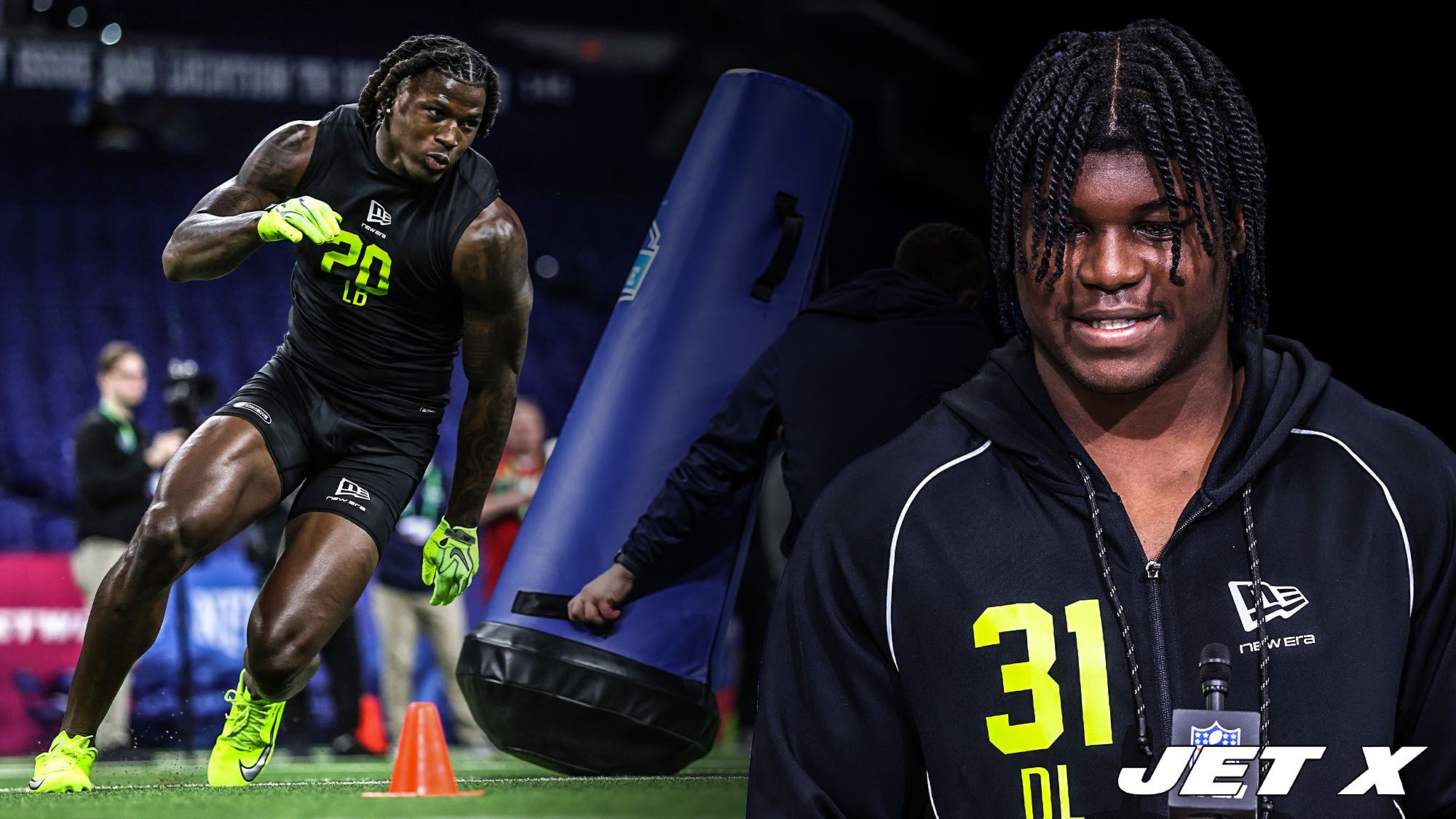 Arvell Reese, David Bailey, Scouting Combine