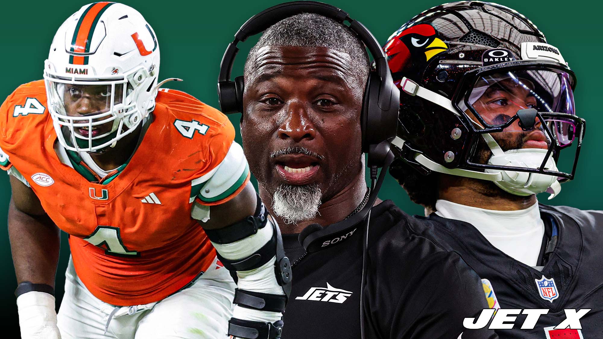 Kyler Murray, Rueben Bain, Aaron Glenn, New York Jets