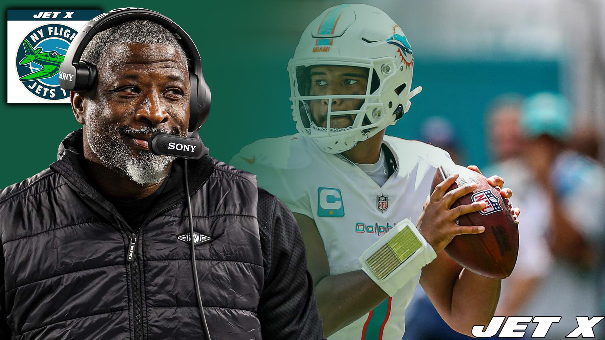 Aaron Glenn, Tua Tagovailoa, Flight Talk Graphic