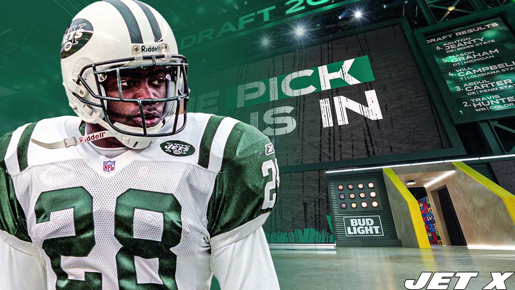 Curtis Martin, NFL Draft, Jet X Graphic