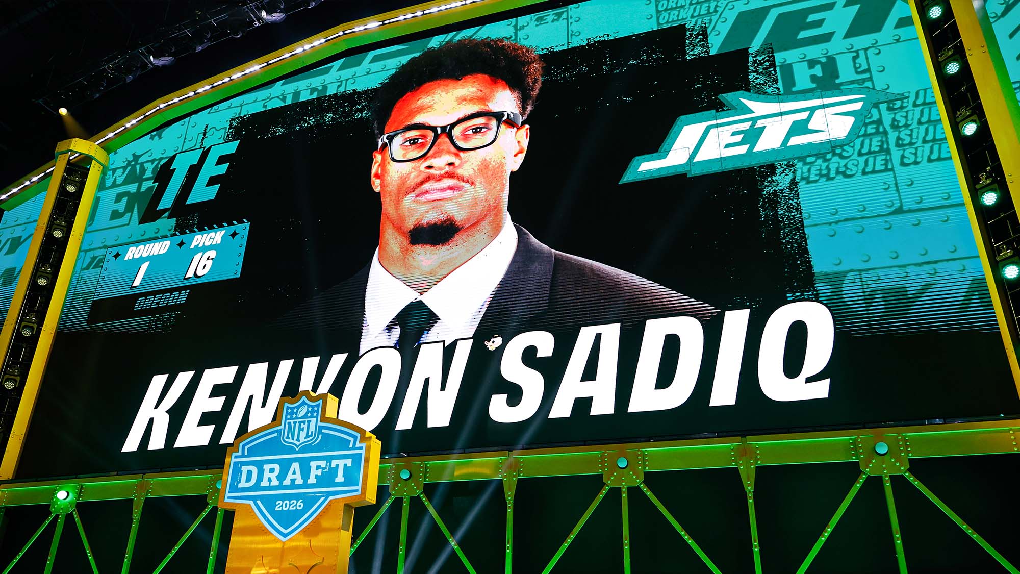 New York Jets, Kenyon Sadiq