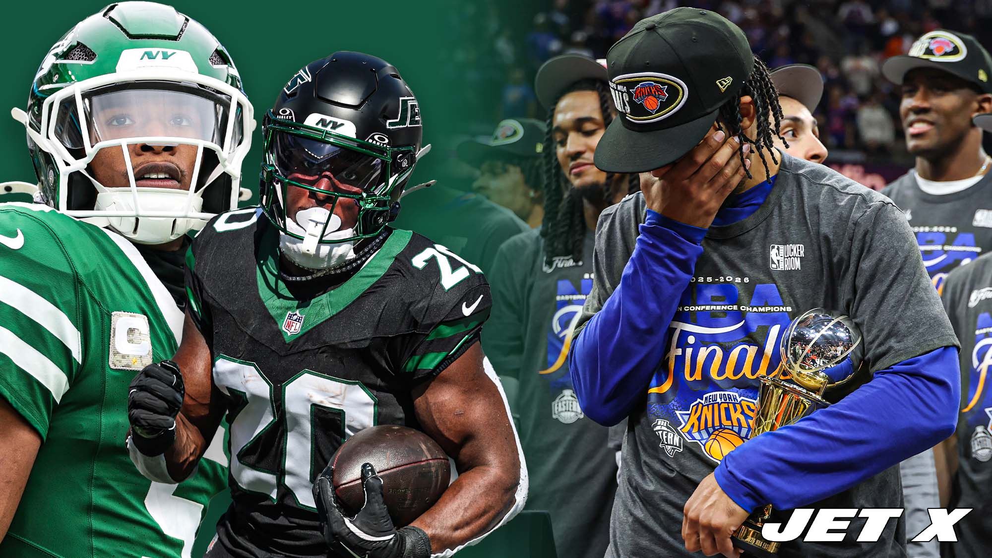 New York Jets, New York Knicks, Garrett Wilson, Breece Hall, Jalen Brunson