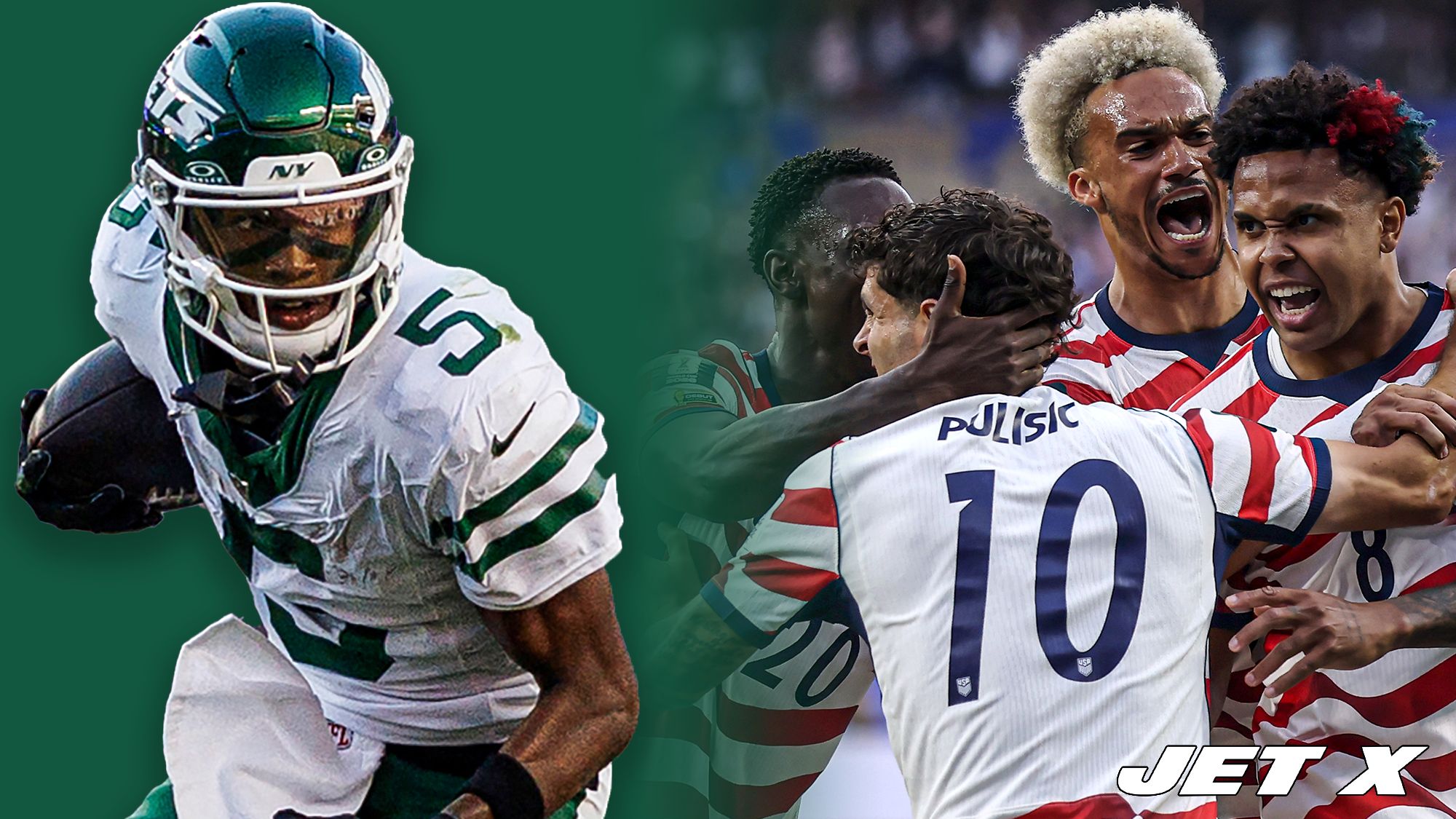 Garrett Wilson, USMNT, Jet X Graphic