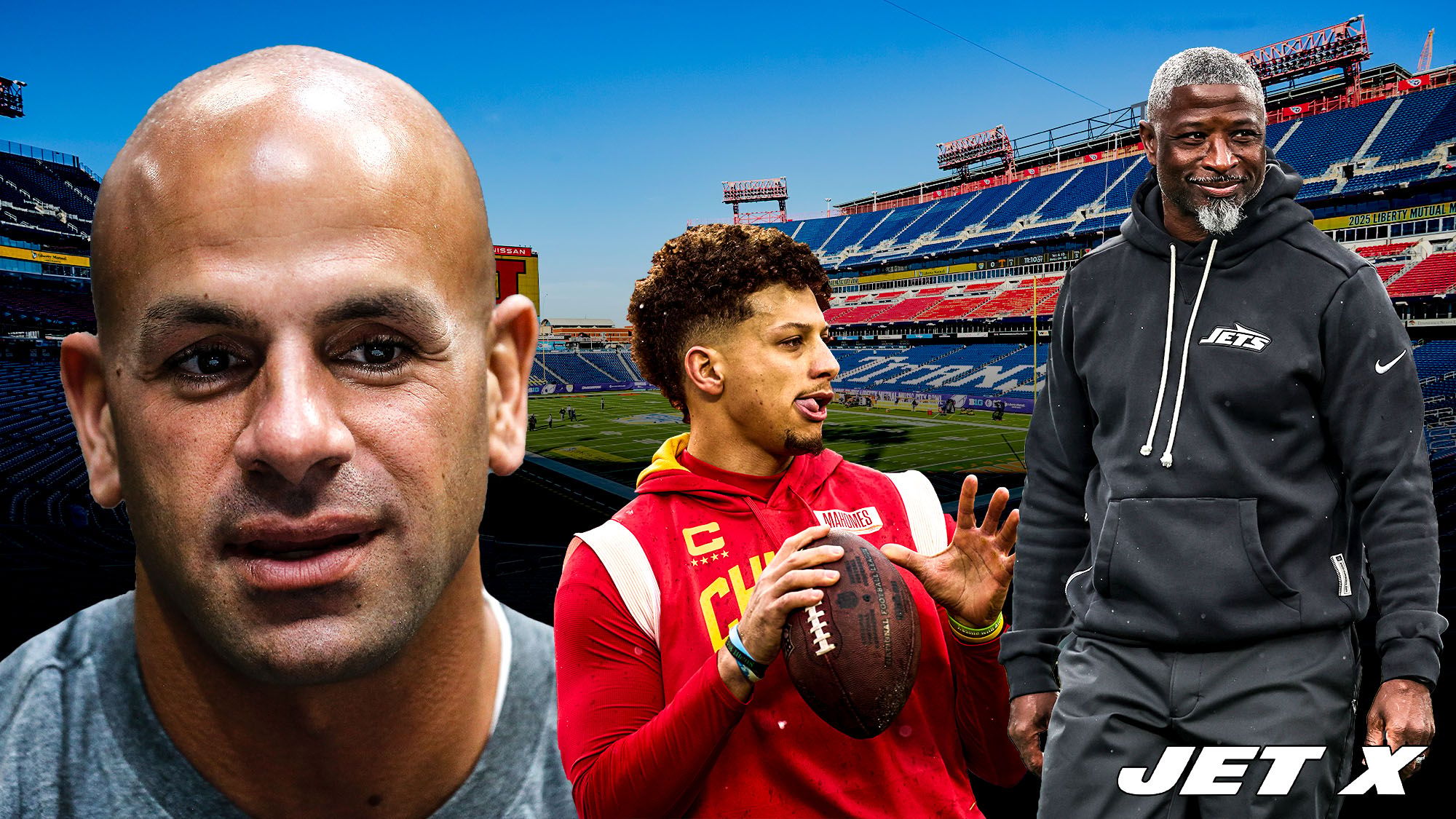 New York Jets, Robert Saleh, Patrick Mahomes, Aaron Glenn, Nissan Stadium