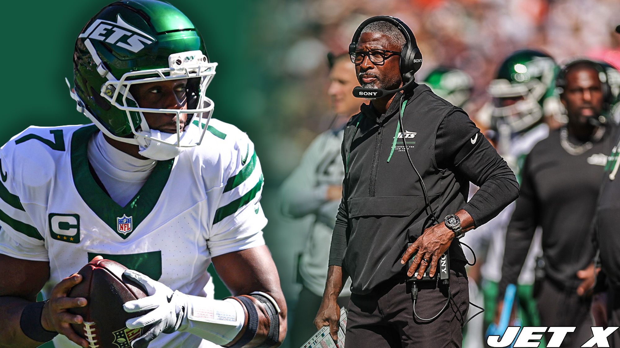 Geno Smith, Aaron Glenn, New York Jets