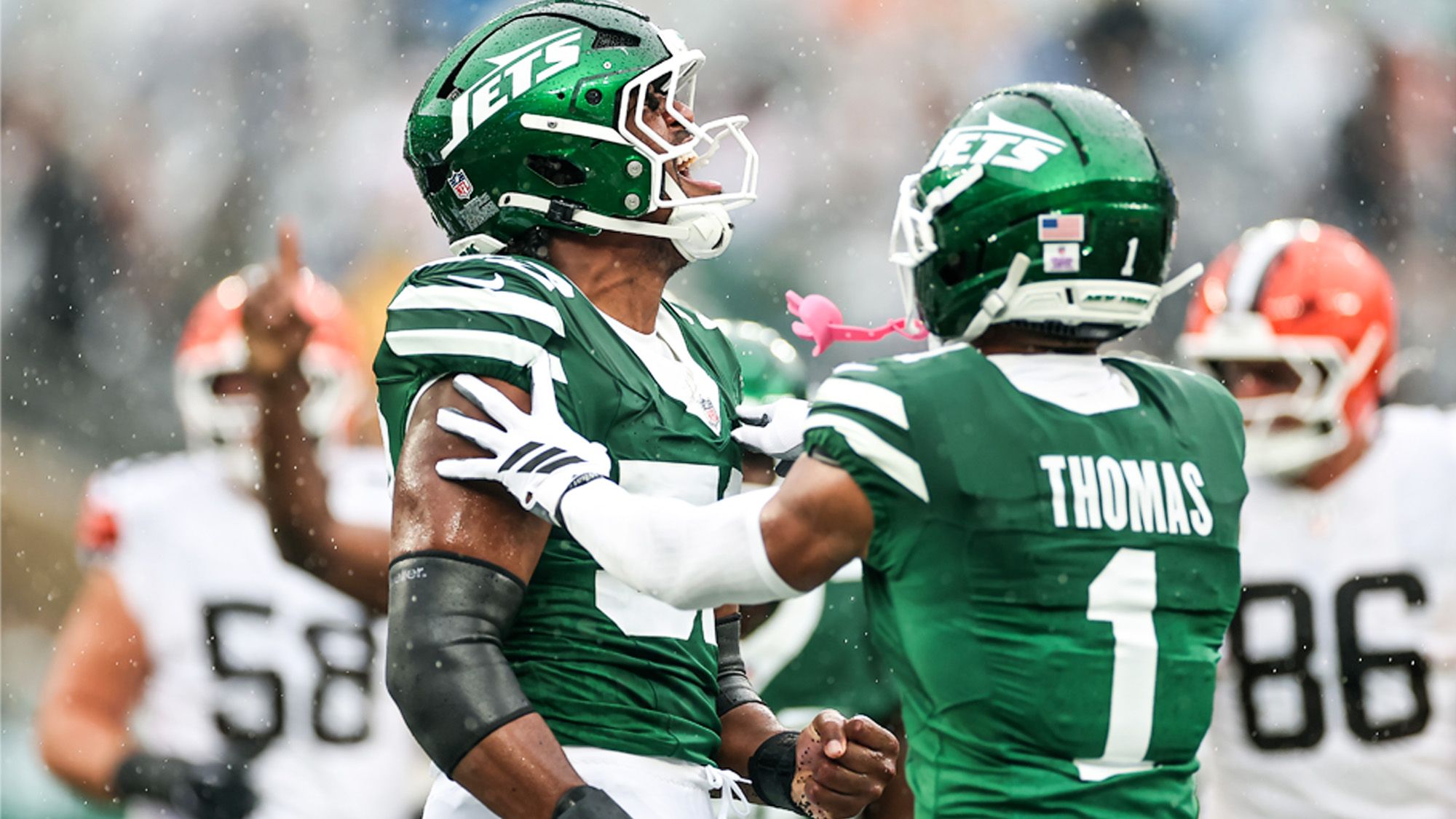 Kingsley Enagbare, Azareye'h Thomas, New York Jets