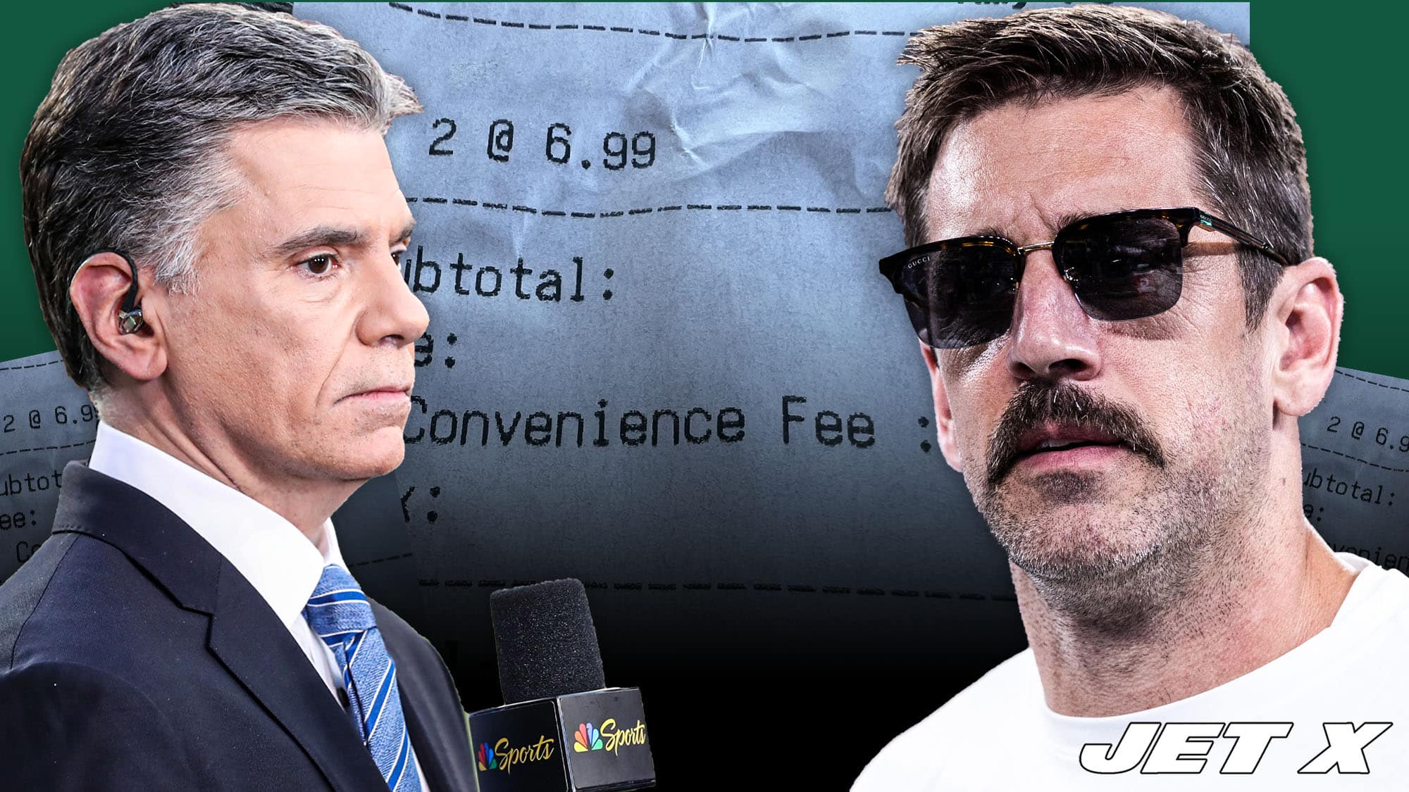 Mike Florio, Aaron Rodgers, NY Jets, Receipts