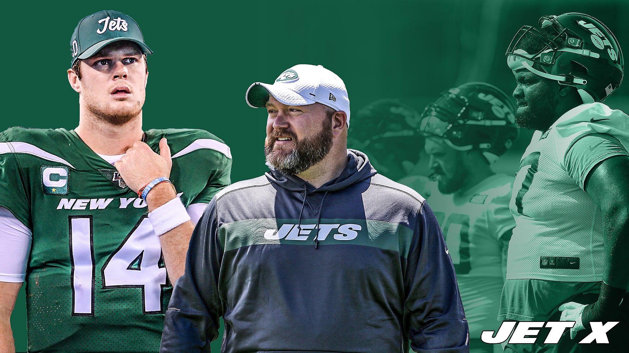Sam Darnold, Joe Douglas, Mekhi Becton, Connor McGovern