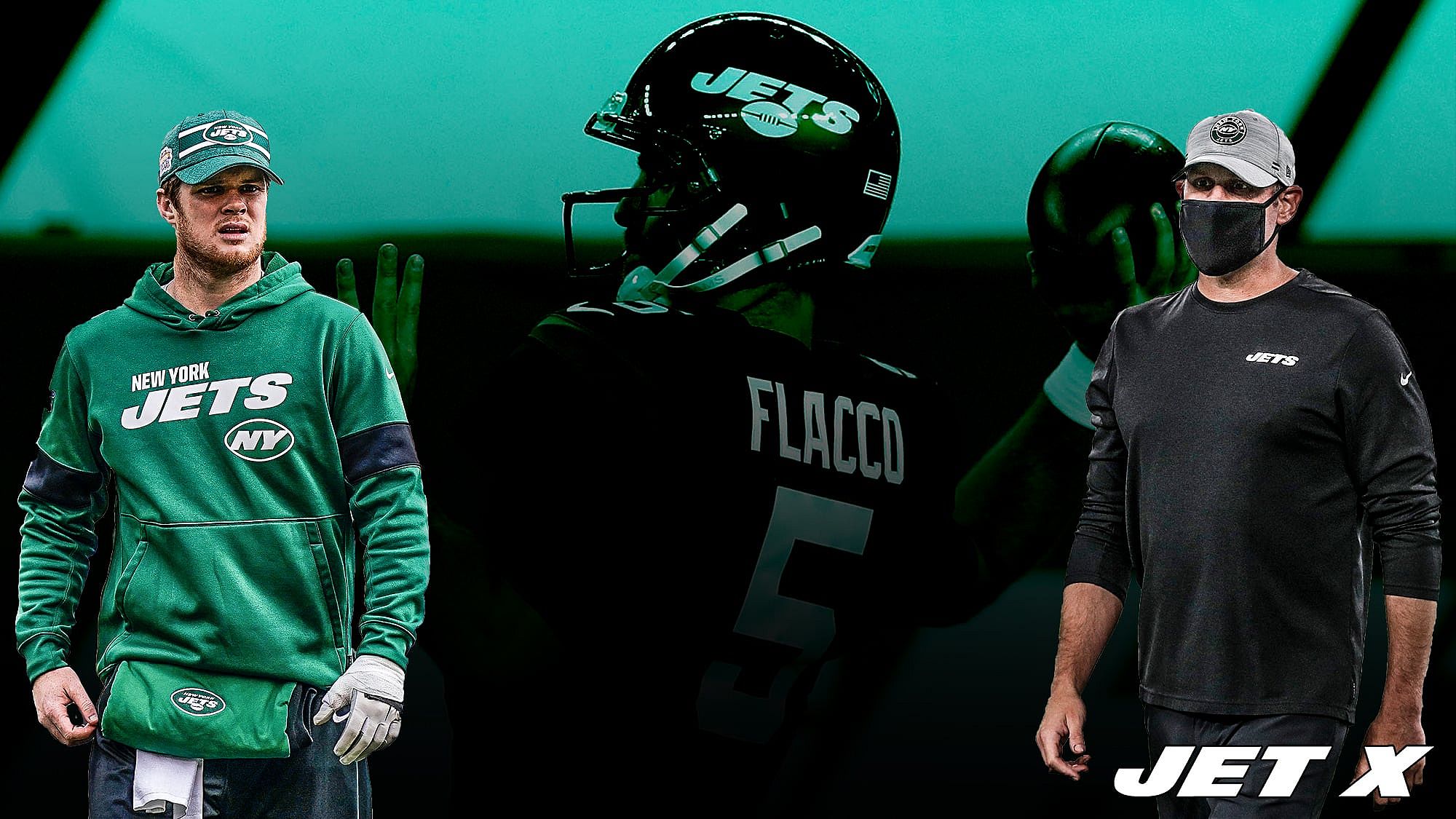 Joe Flacco, Sam Darnold, Adam Gase
