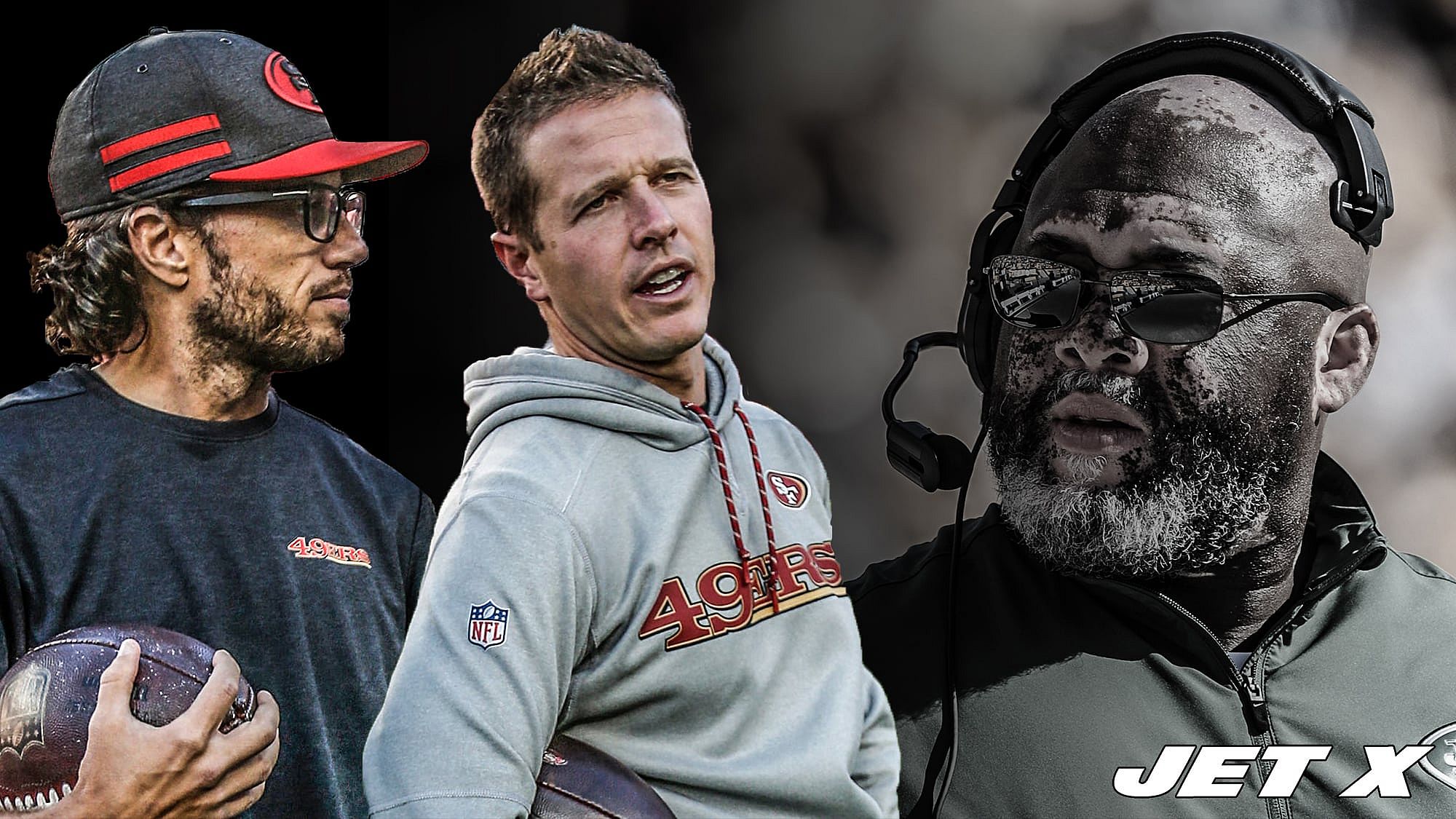 Mike McDaniel, Mike LaFleur, Karl Dunbar