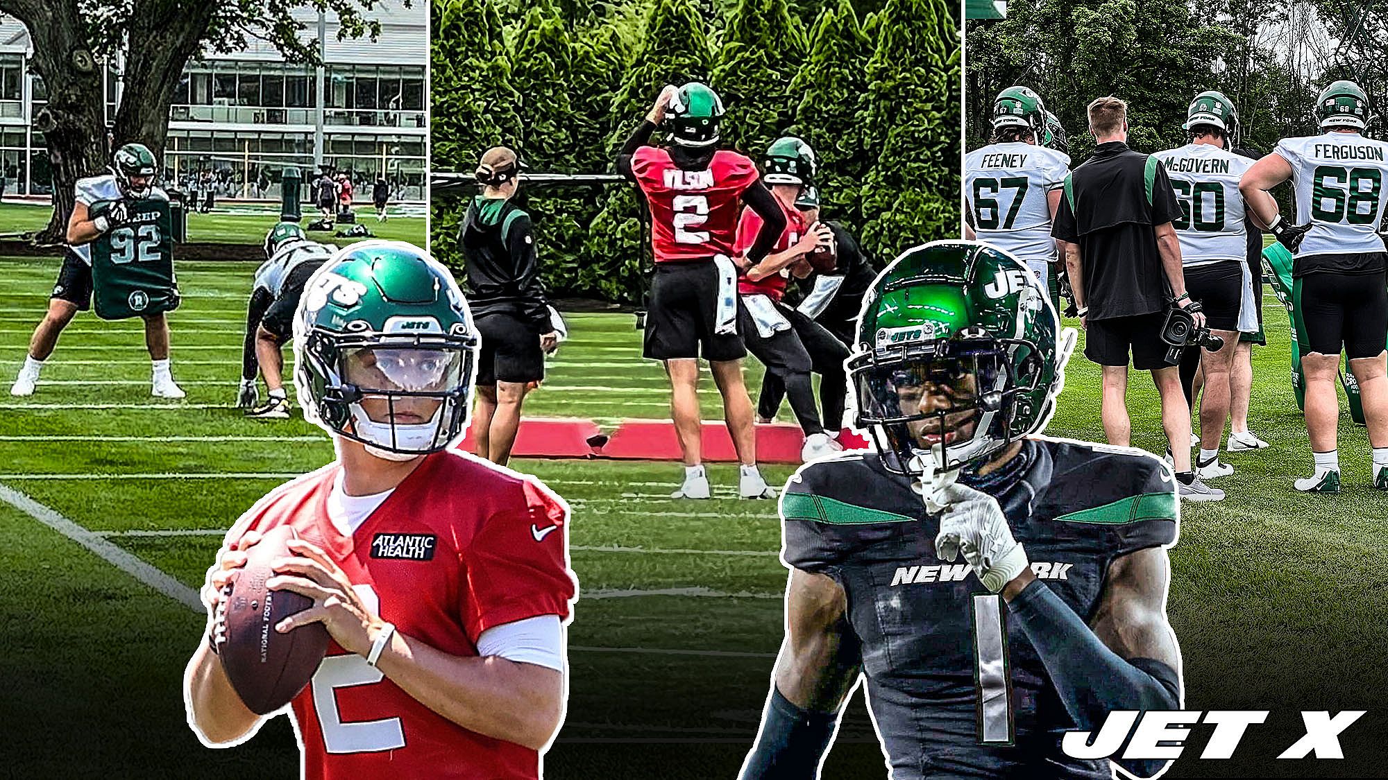 New York Jets OTA, Zach Wilson, Sauce Gardner