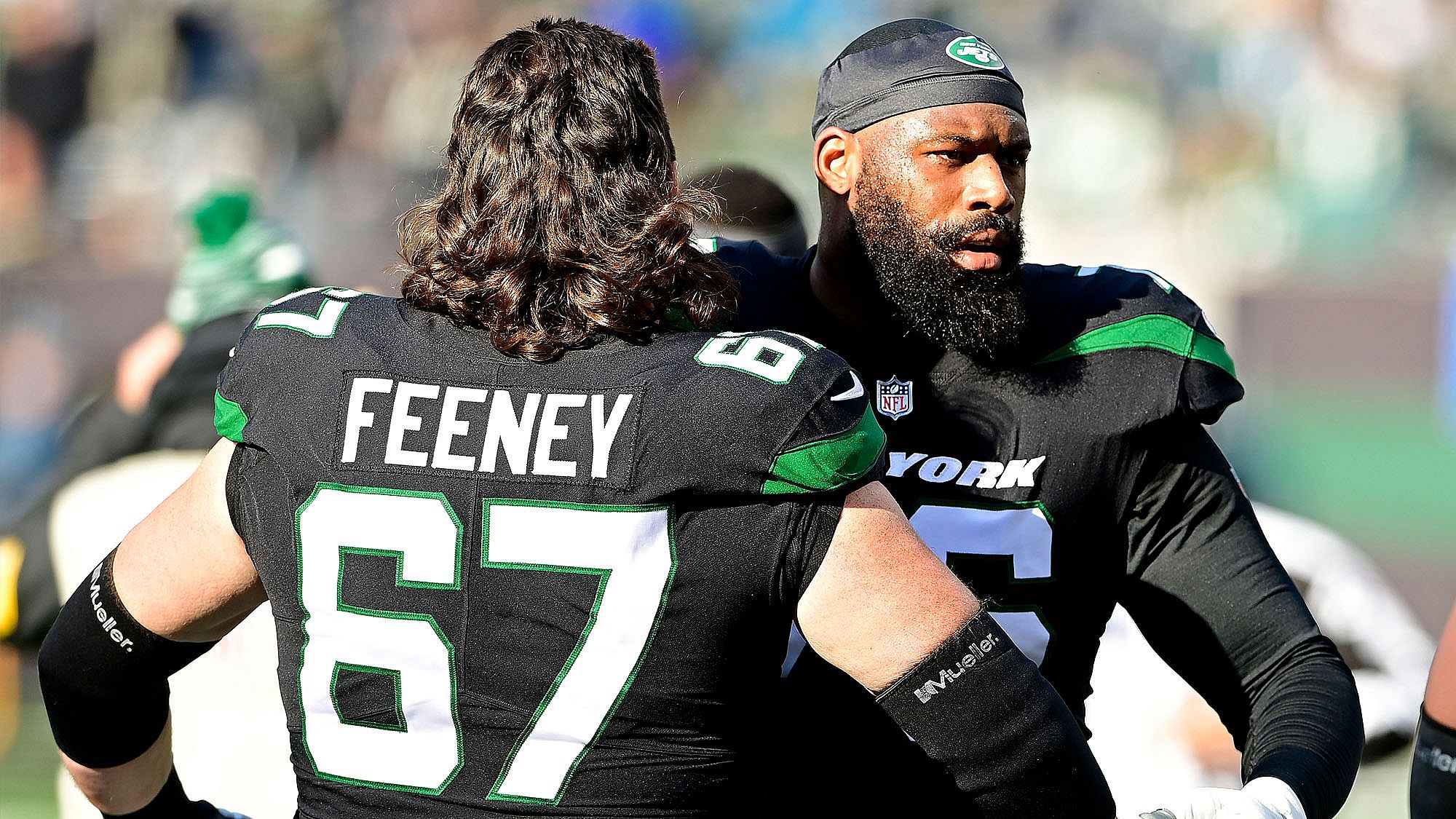 George Fant, Dan Feeney, NY Jets OL, Rank, PFF