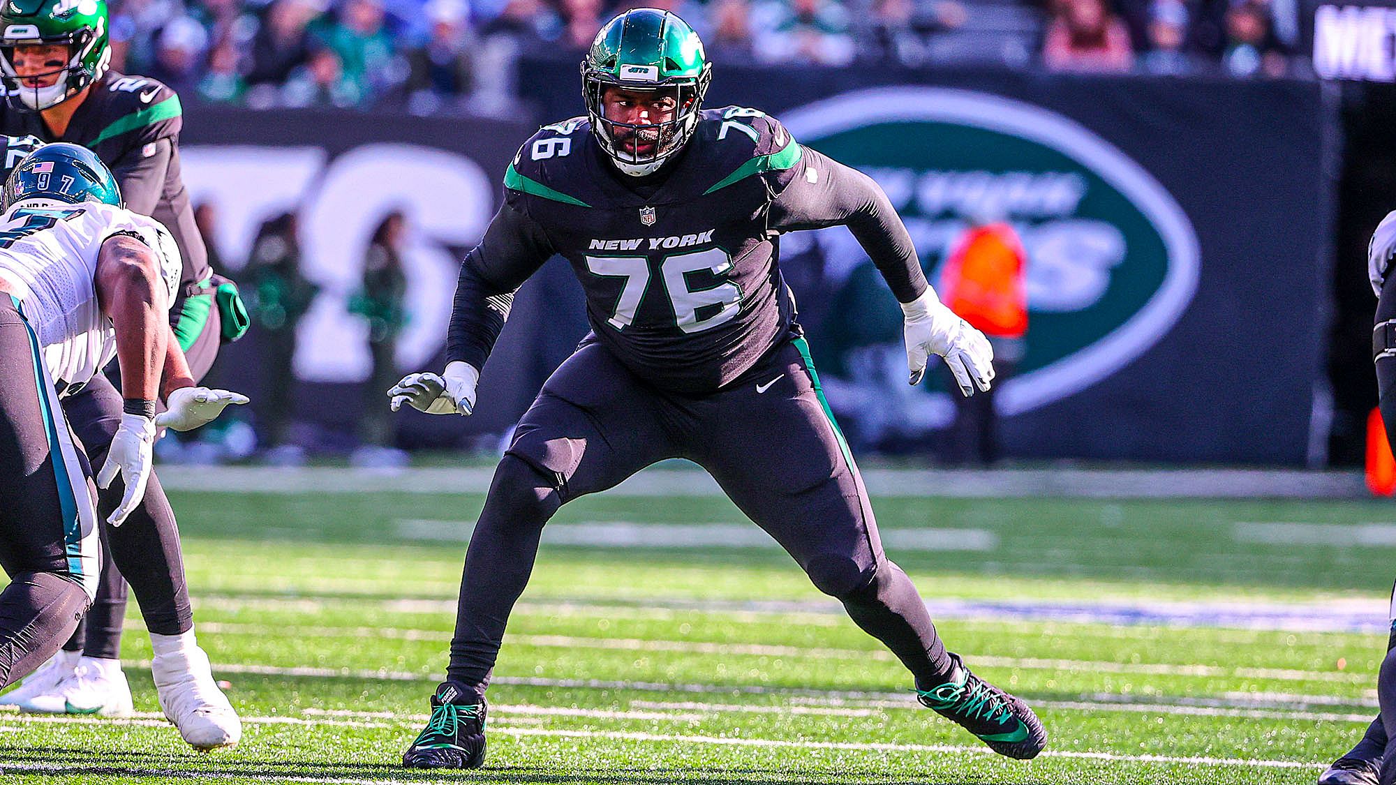 George Fant, NY Jets, PFF, Rank, Stats, Contract