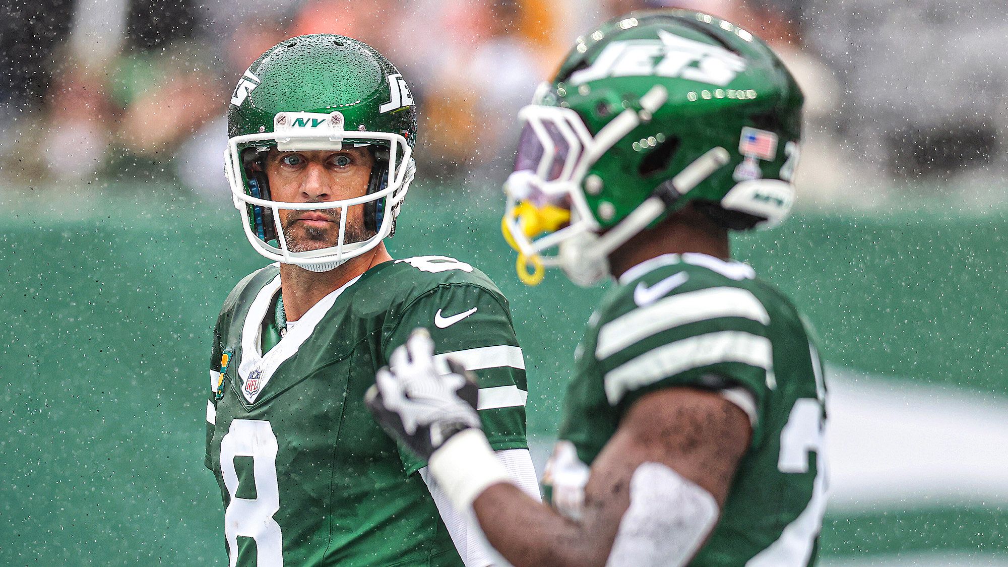 Aaron Rodgers, Breece Hall, McAfee, Choices, NY Jets