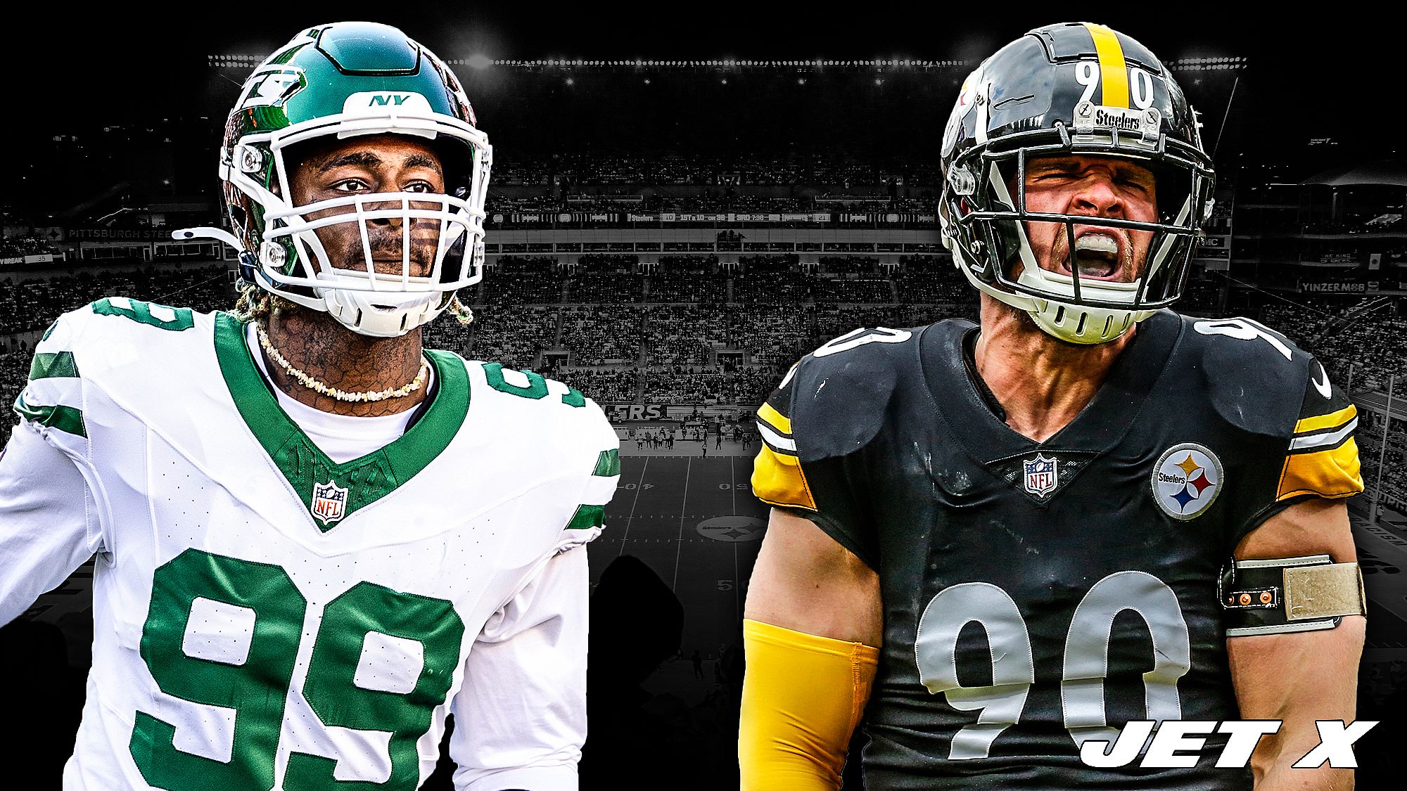 Jets-Steelers, Will McDonald, T.J. Watt