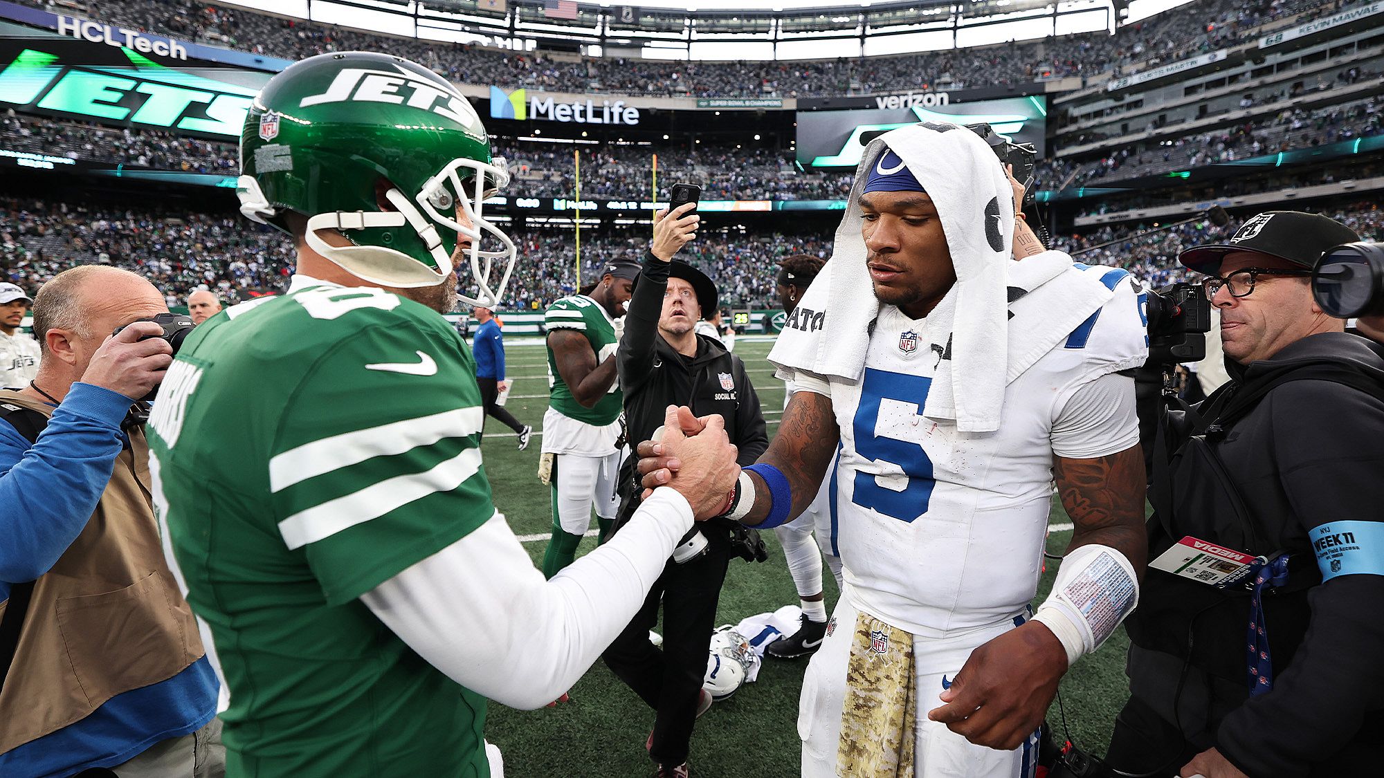 Aaron Rodgers, Indianapolis Colts, NY Jets, Recap
