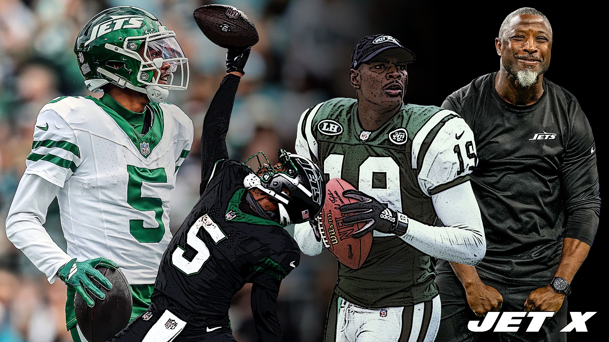 Garrett Wilson, Aaron Glenn, Keyshawn Johnson, New York Jets