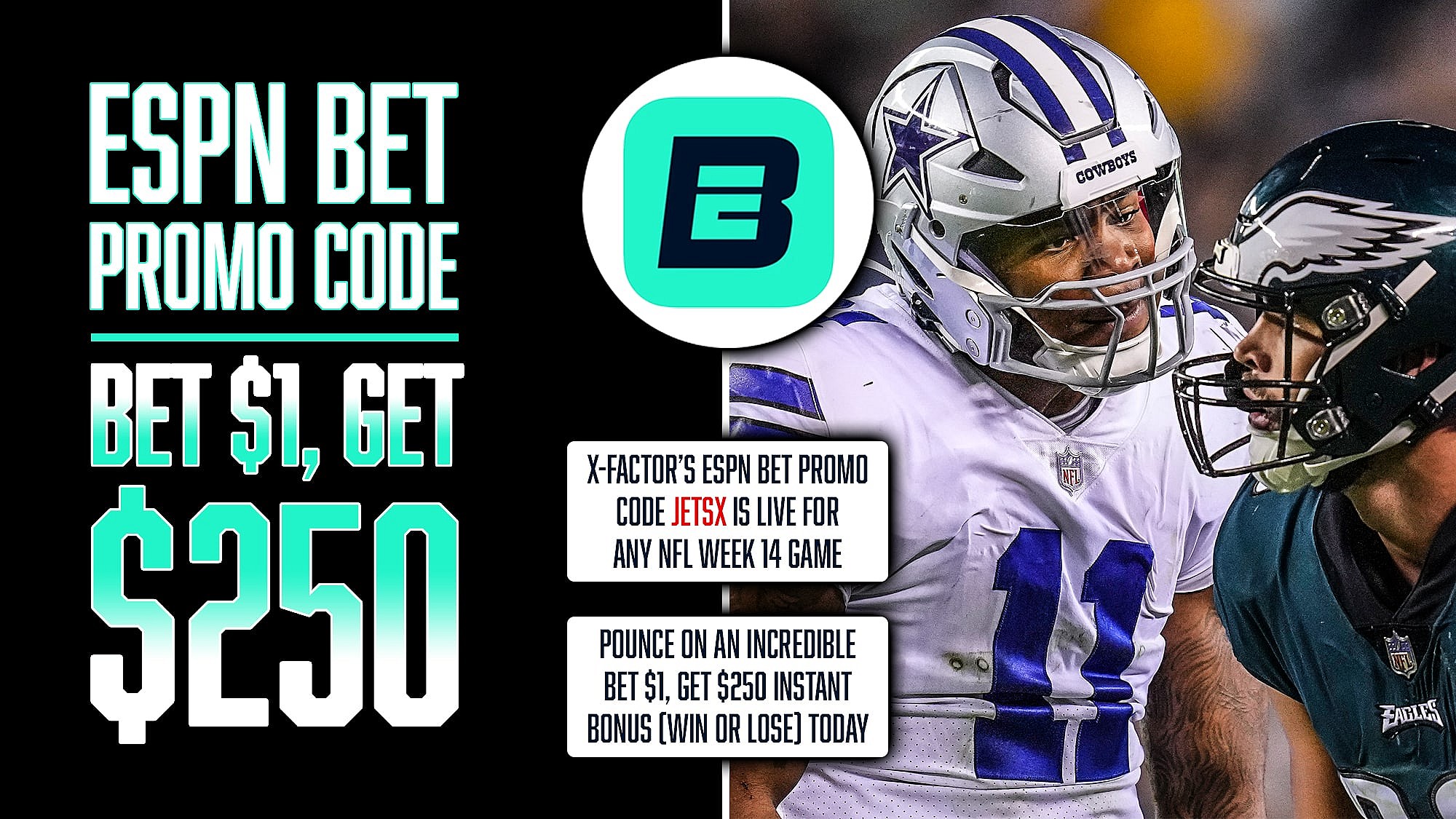 ESPN Bet Promo Code, Get $250 Bonus, NFL Week 14