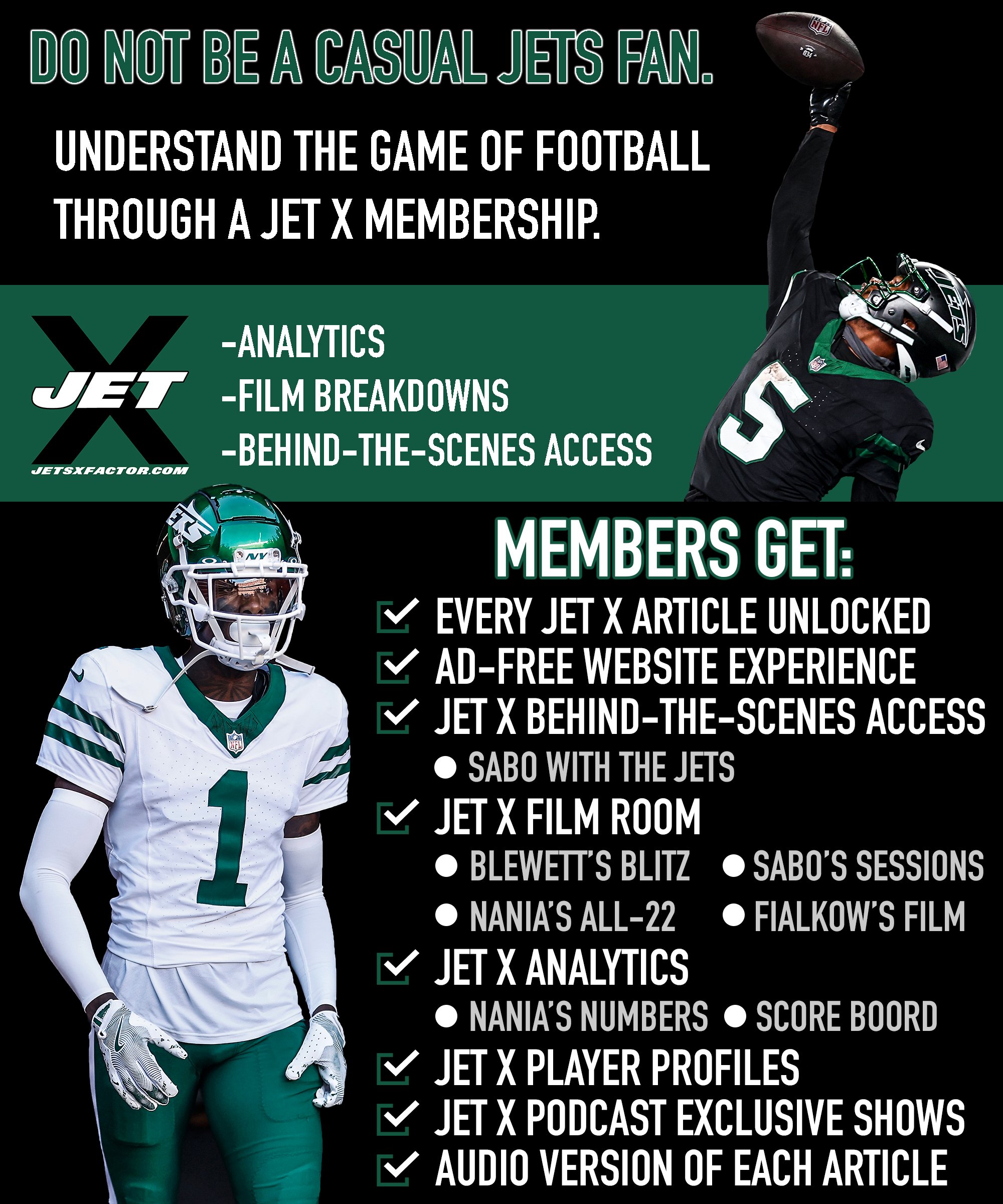 Jets X-Factor Membership Graphic Jets X-Factor Membership Graphic