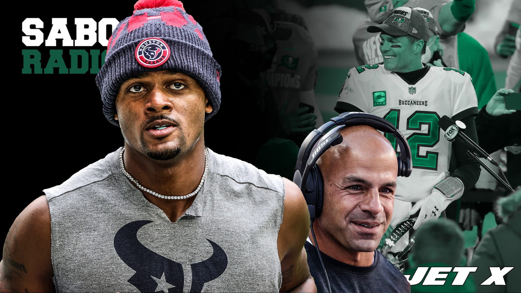 Sabo Radio 77, Deshaun Watson, Robert Saleh, Tom Brady