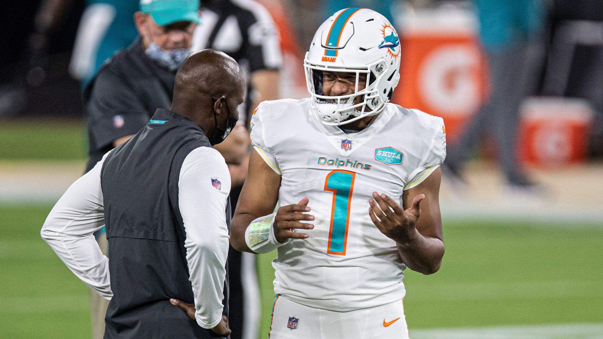 Brian Flores, Tua Tagovailoa, NY Jets, HC