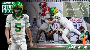 Dante Moore, Peach Bowl Pick-6, NY Jets Draft Film