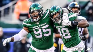 Quinnen Williams and Jordan Jenkins