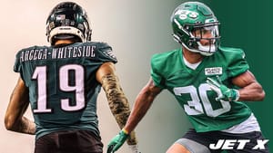 Michael Carter II, NY Jets, JJ Arcega-Whiteside
